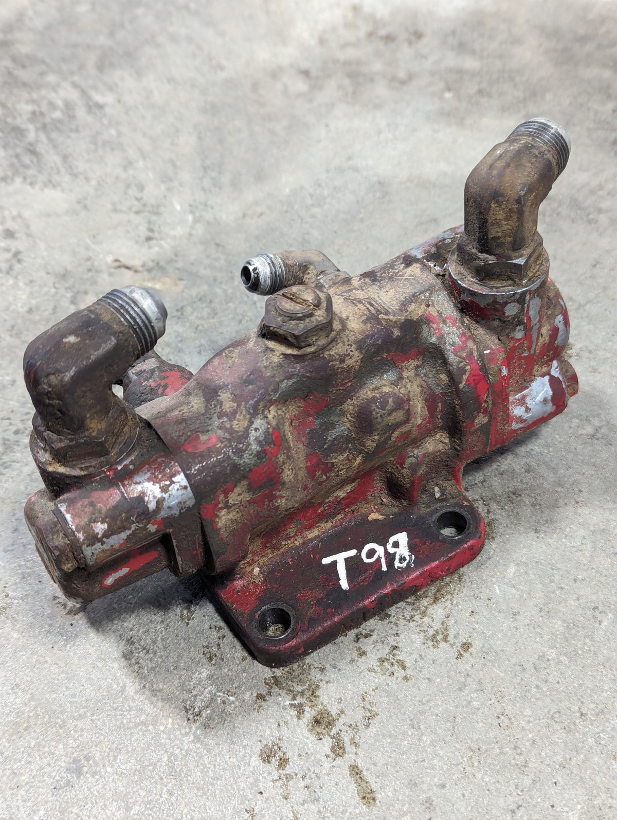 Power Steering Pilot Valve IH International 527492R91 396726R91 USED