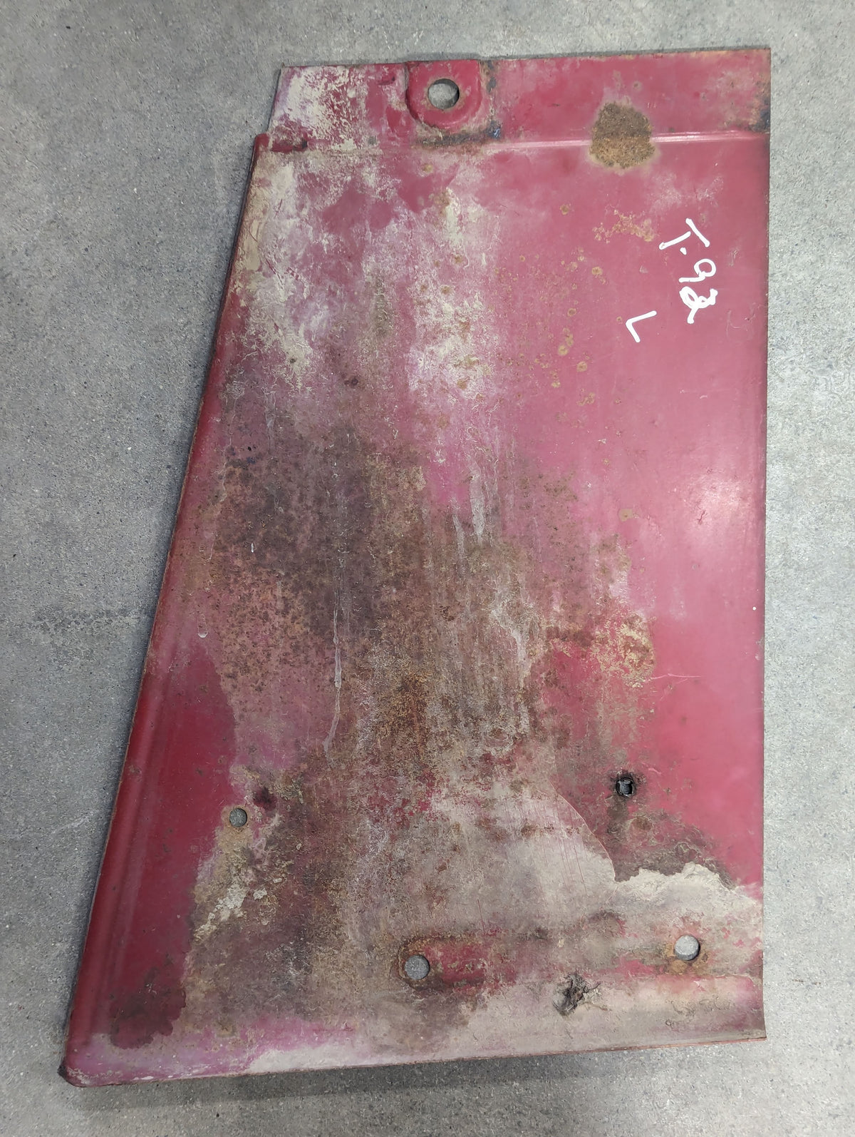 Left Radiator Side Panel IH International 397882R1 USED