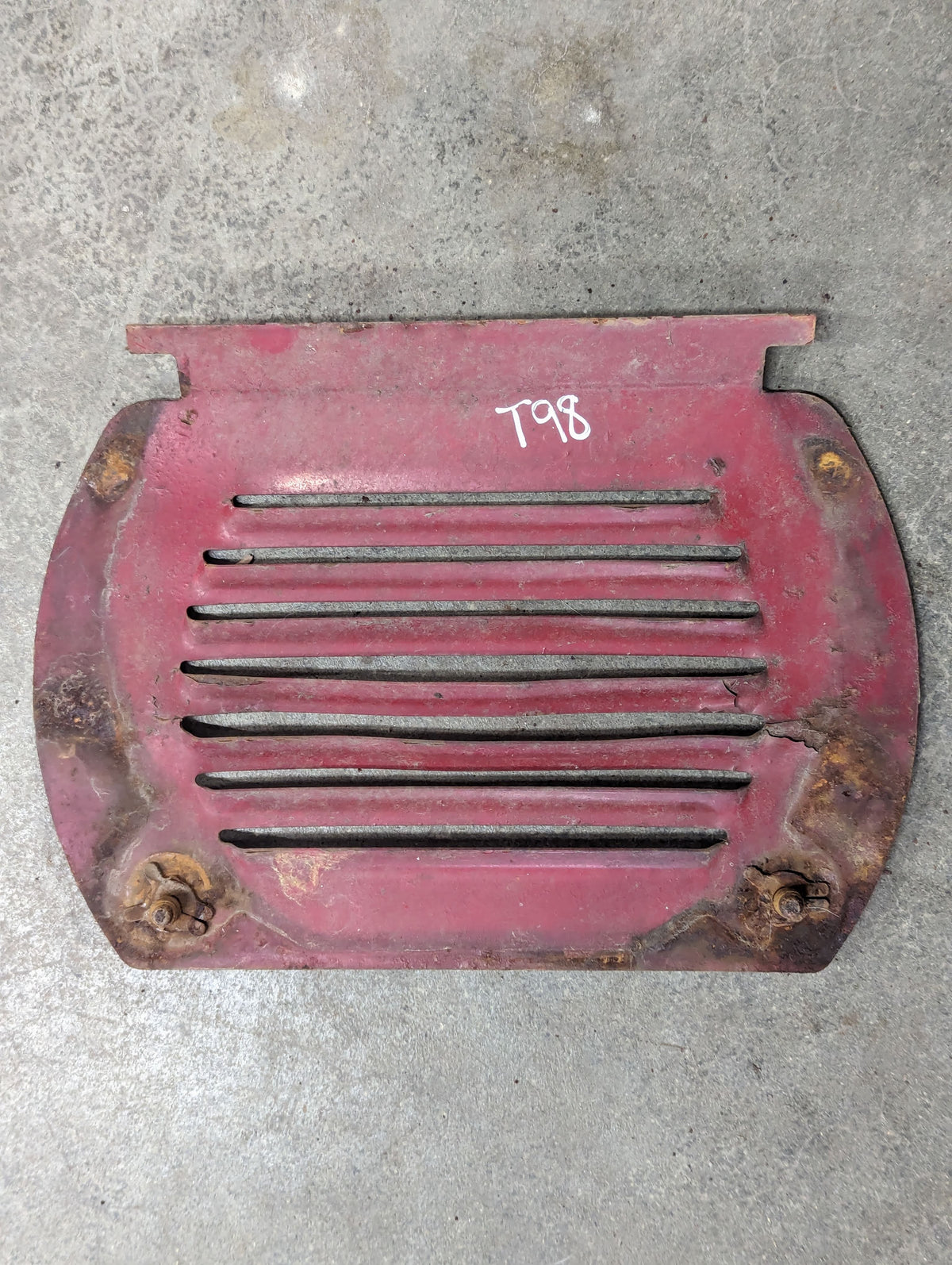 Front Hood Access Cover IH International 378627R1 USED