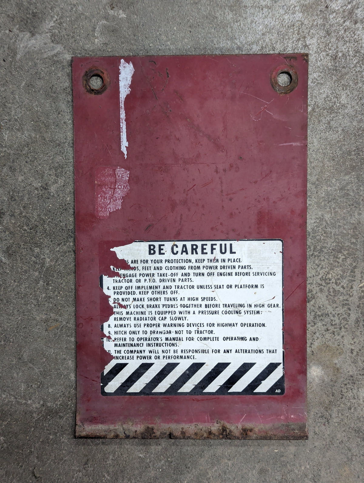 Gear Selector Support Cover IH International 382747R1 USED