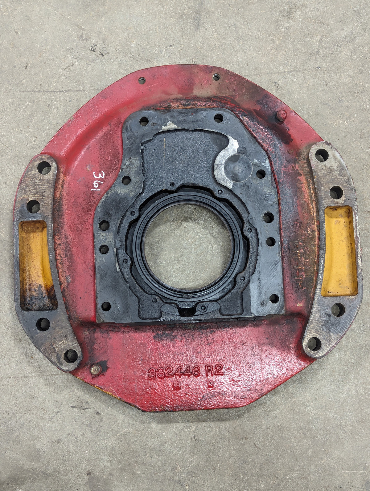 Rear Engine Plate IH International 332446R2 USED