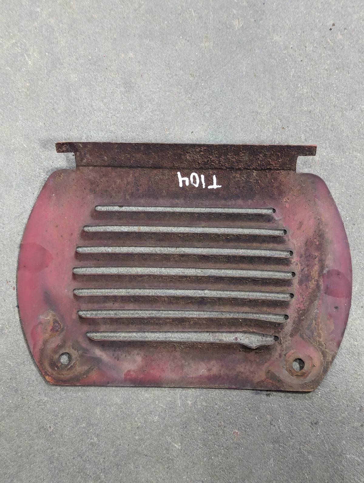 Front Hood Access Cover IH International 378627R1 USED