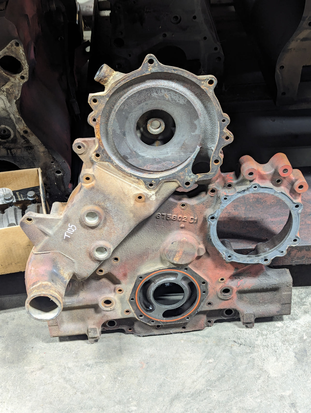 Crankcase Front Cover IH International 1802236C1 675802C1 USED