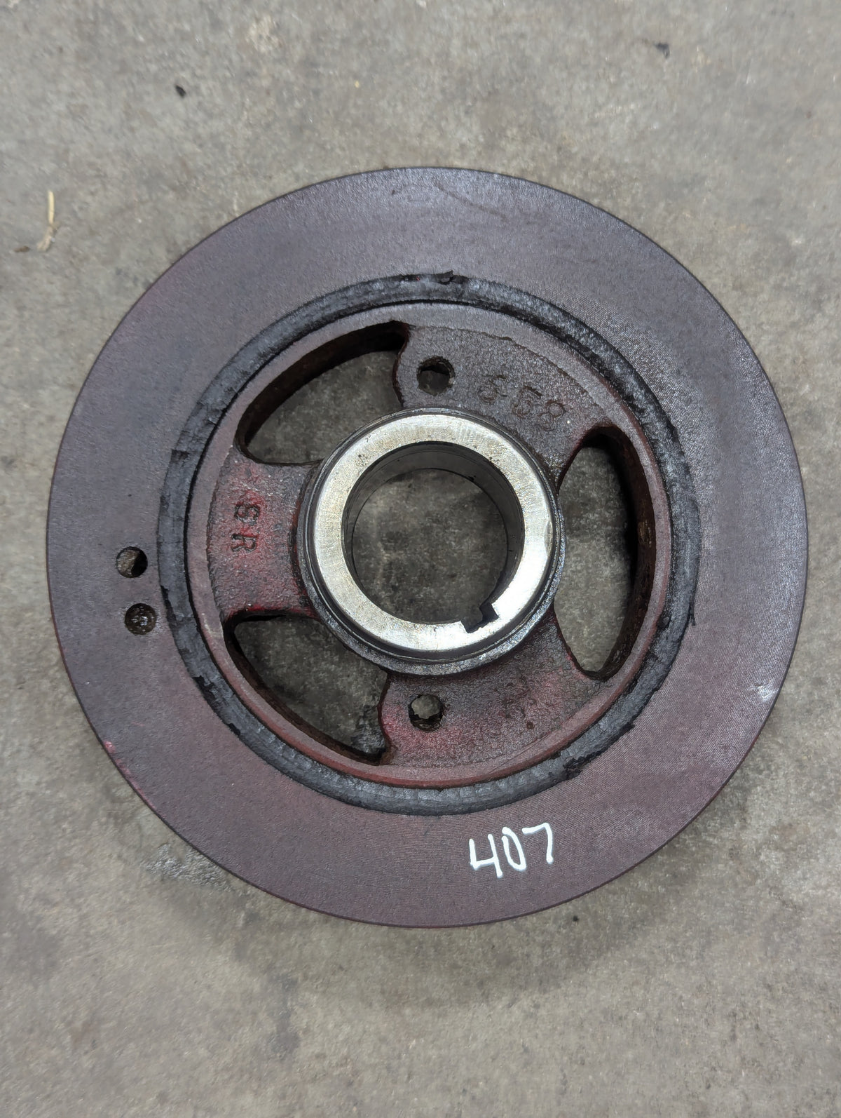 Crankshaft Damper Pulley IH International 701036C93 USED