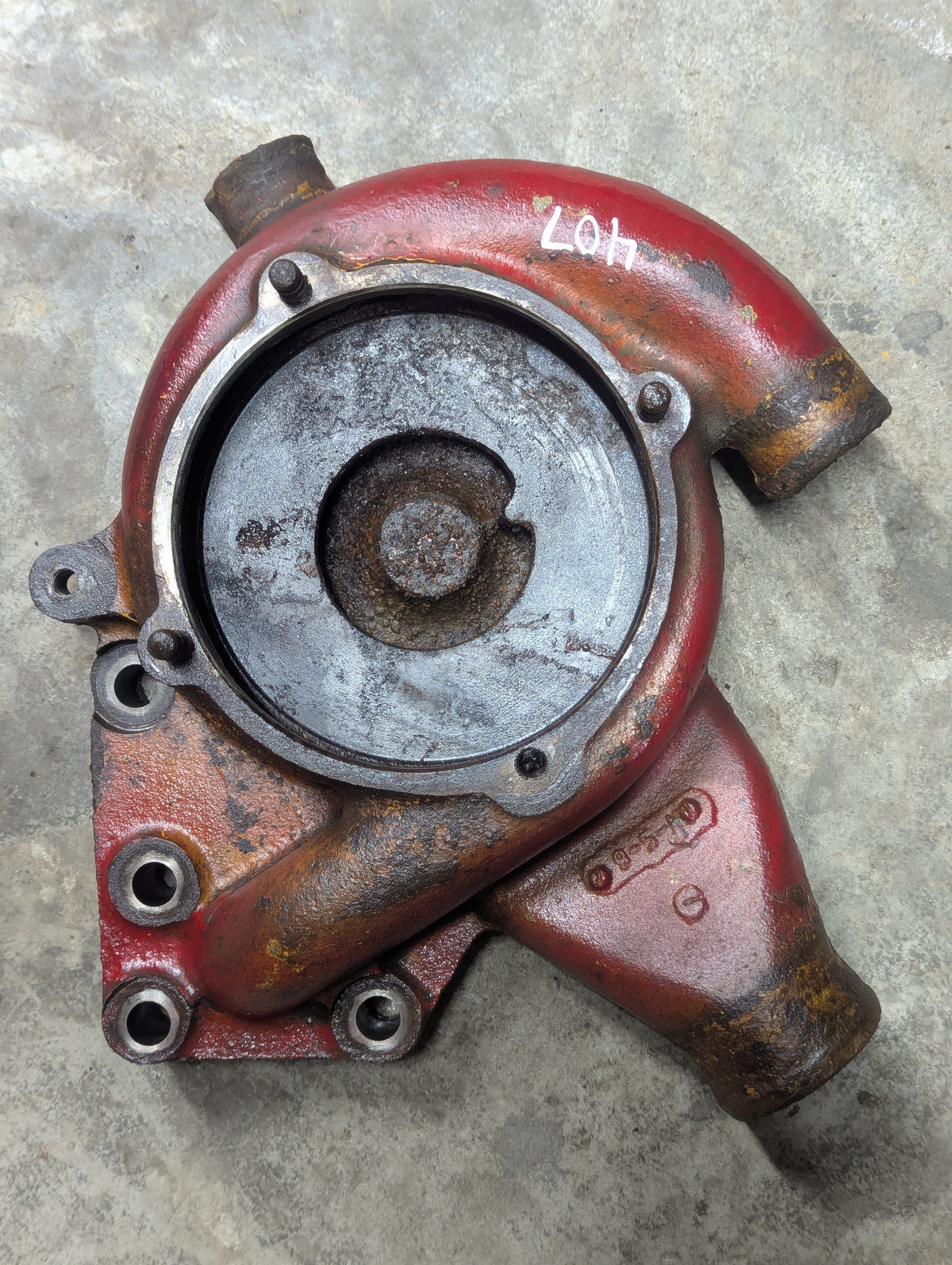 Water Pump Body IH International 607253C11 USED