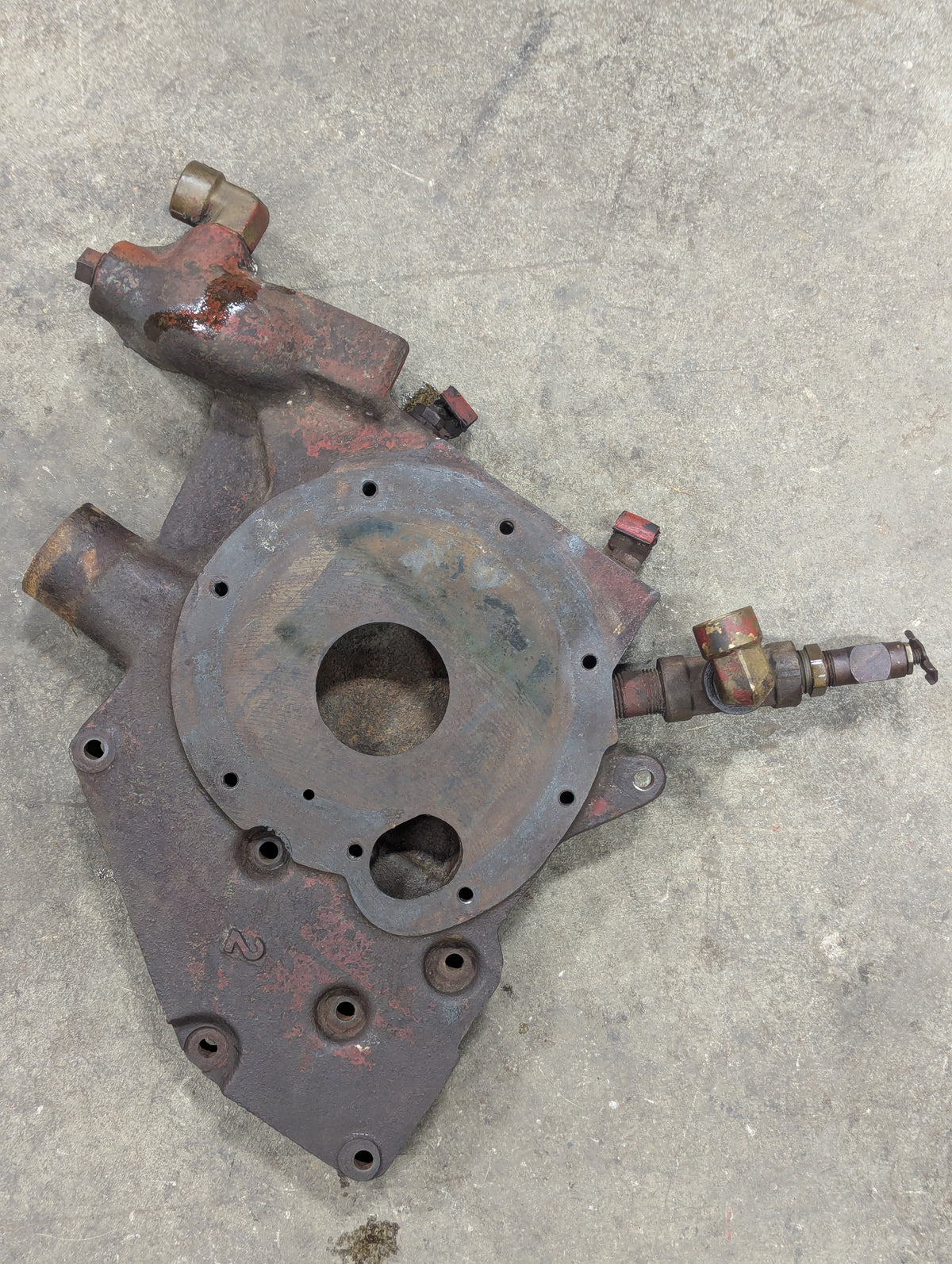 Water Pump Carrier IH International 3218237R1 USED