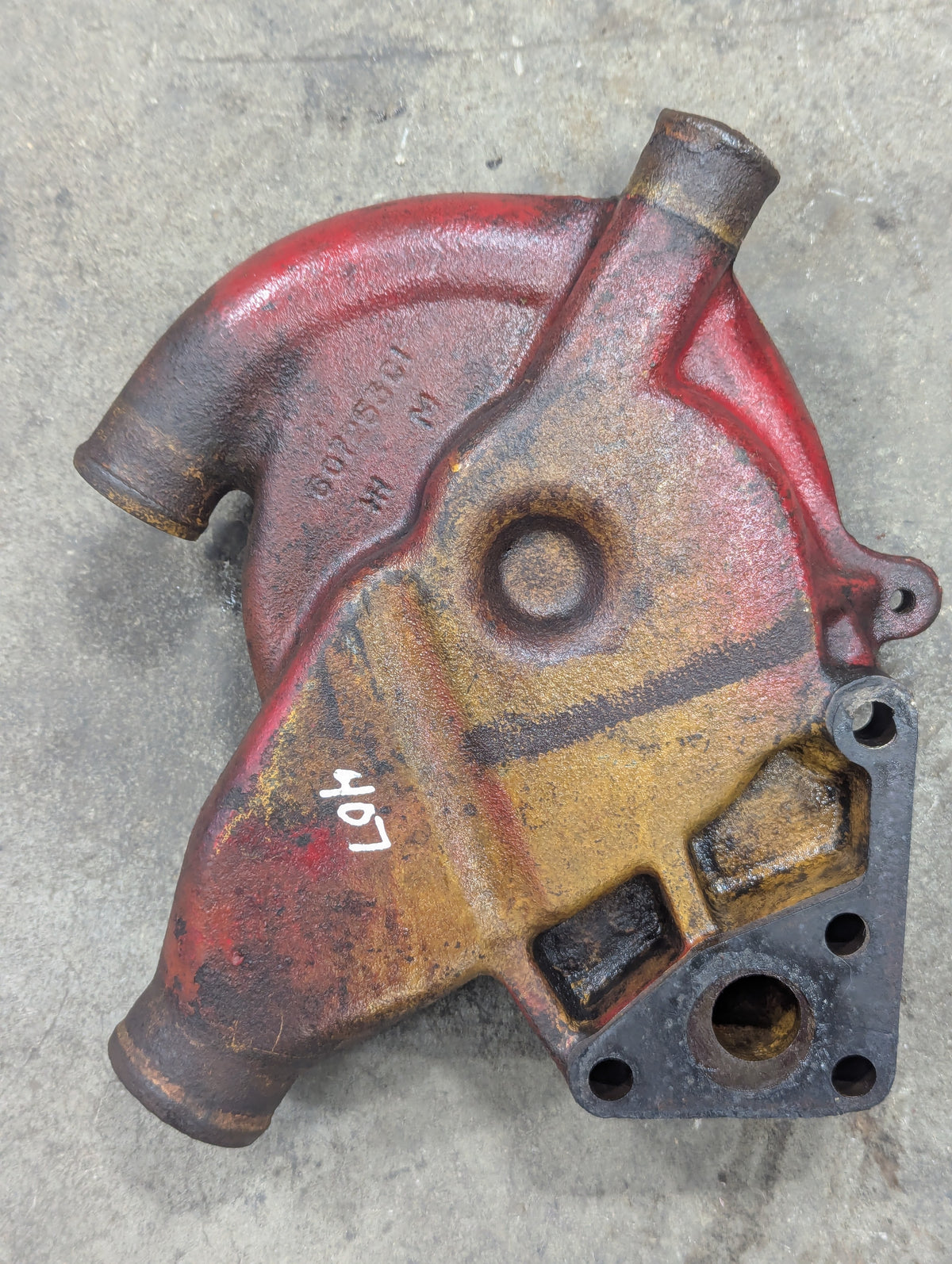 Water Pump Body IH International 607253C11 USED