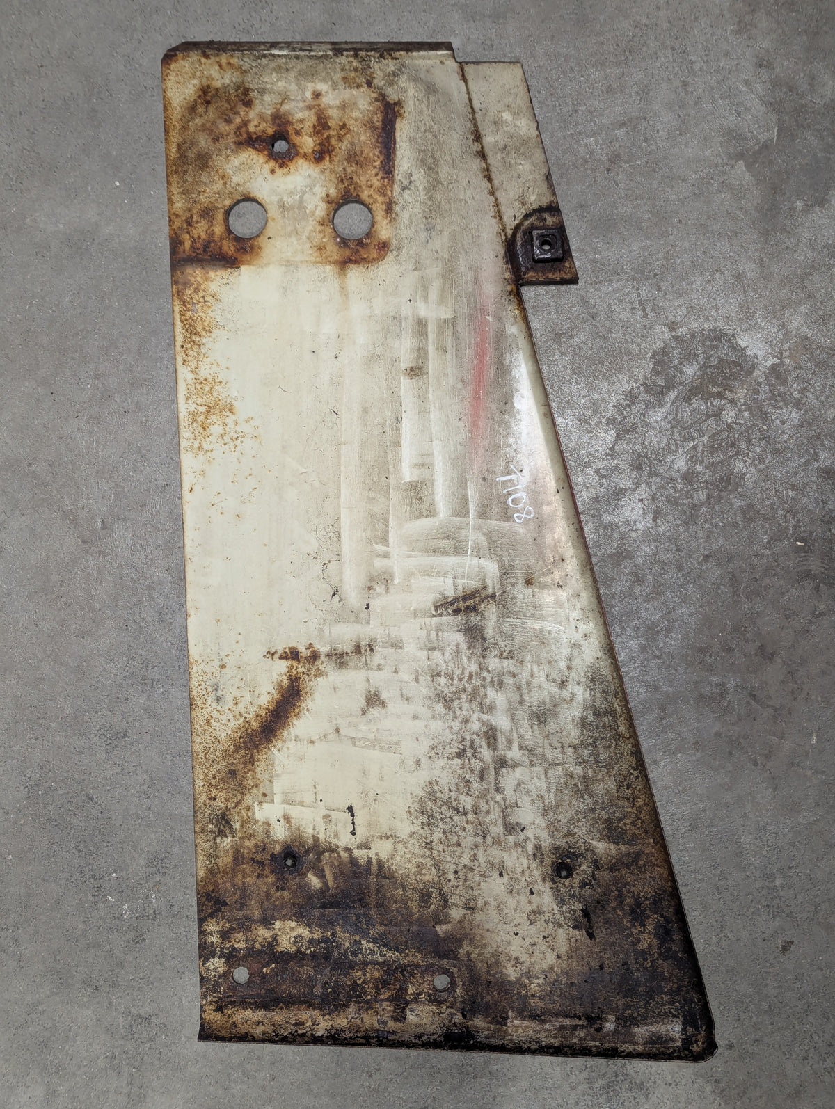 Right Radiator Side Panel IH International 378630R11 USED