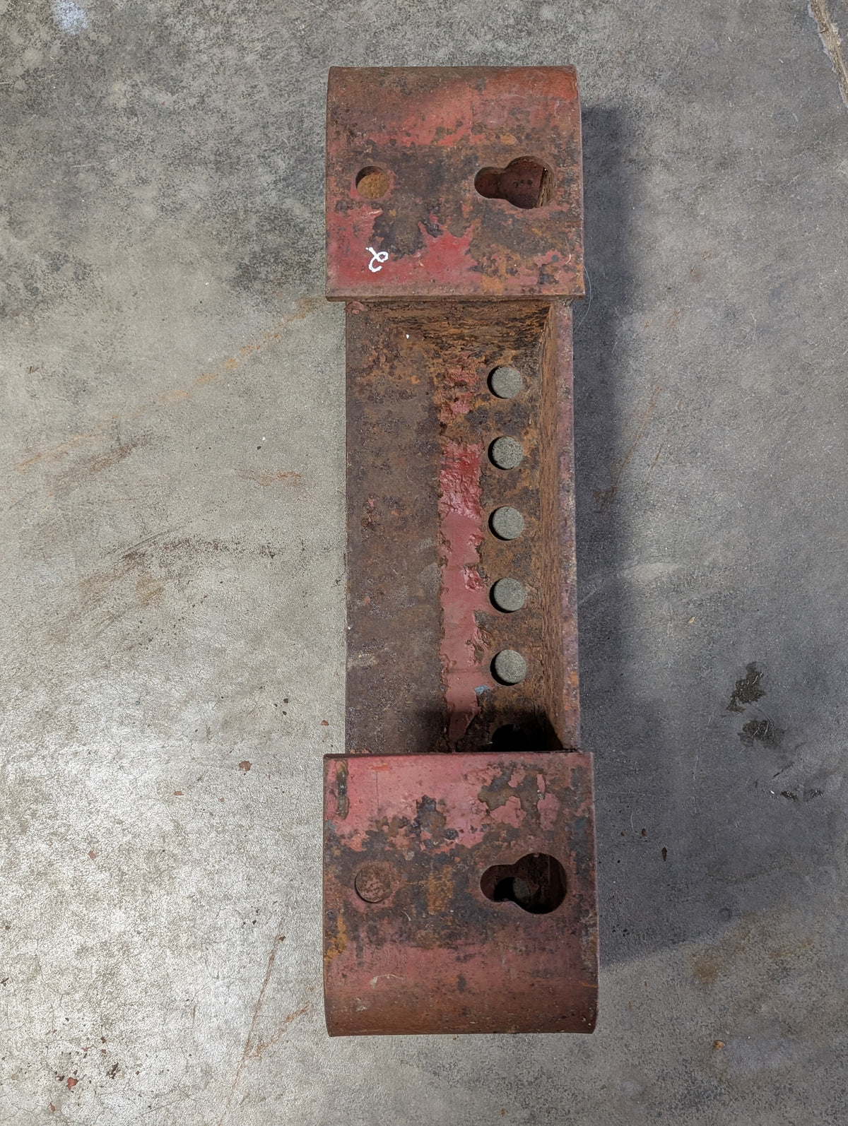 10 Hole Front Weight Bracket IH International 383389R11 USED