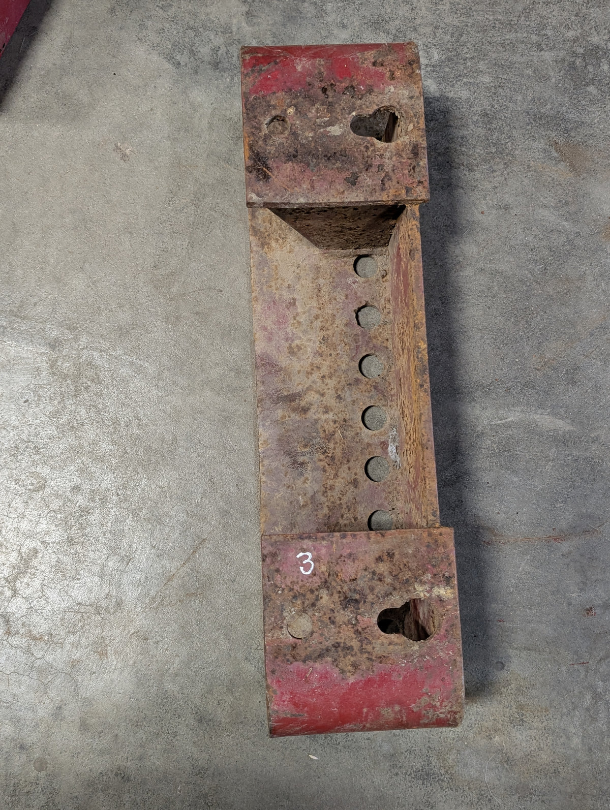 10 Hole Front Weight Bracket IH International 383389R11 USED