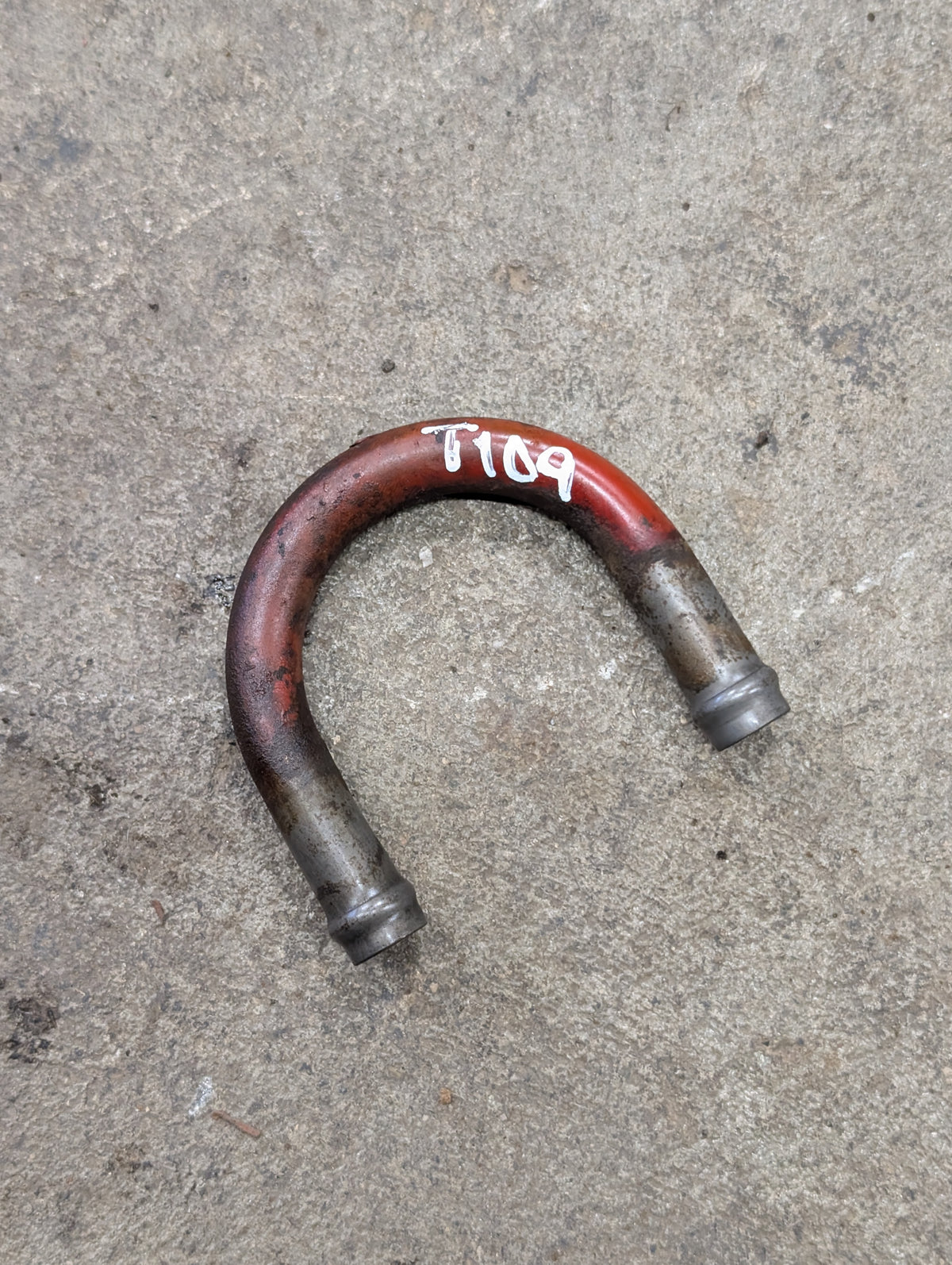 Front Lower Oil Cooler Tube IH International 533243R1 USED