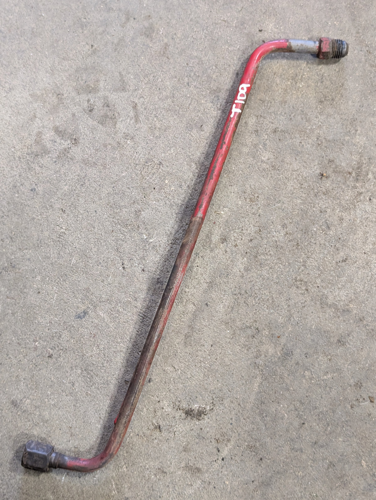 Lower Right Power Steering Tube IH International 65373C1 USED