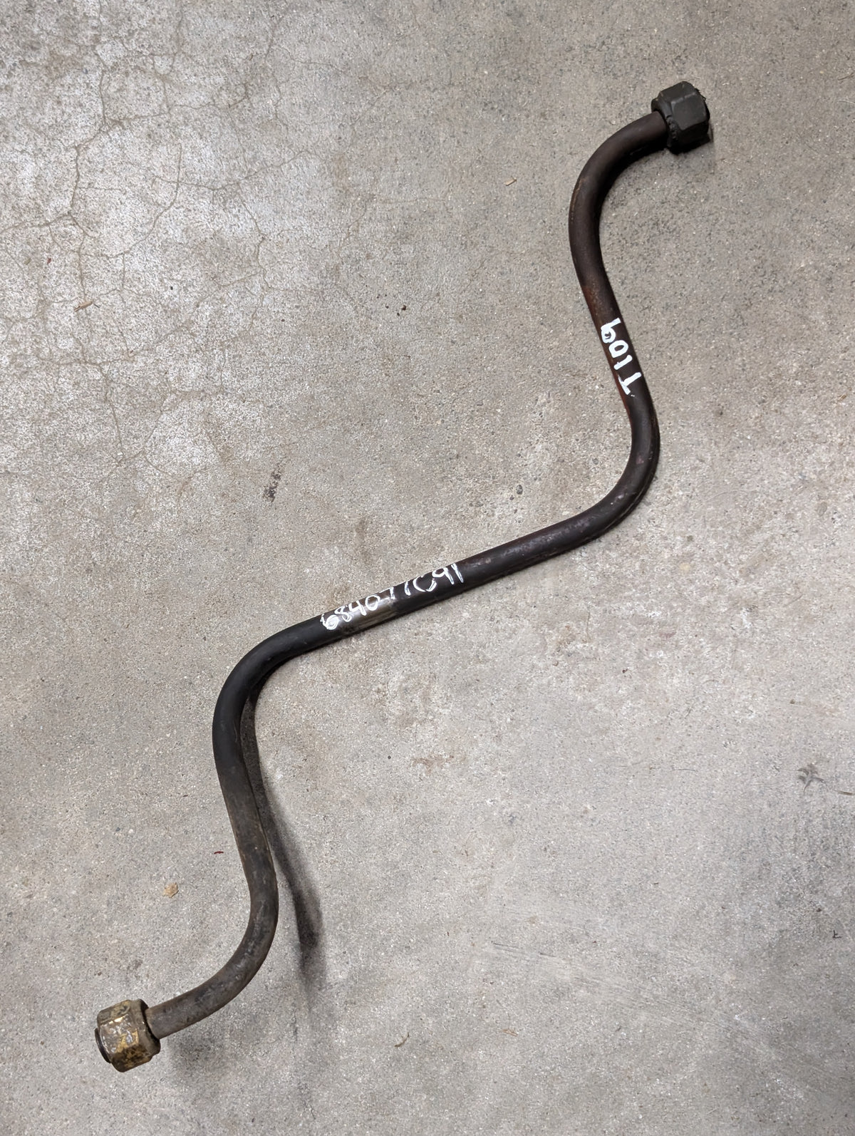 Fuel Pump to Filter Tube IH International 684077C91 USED