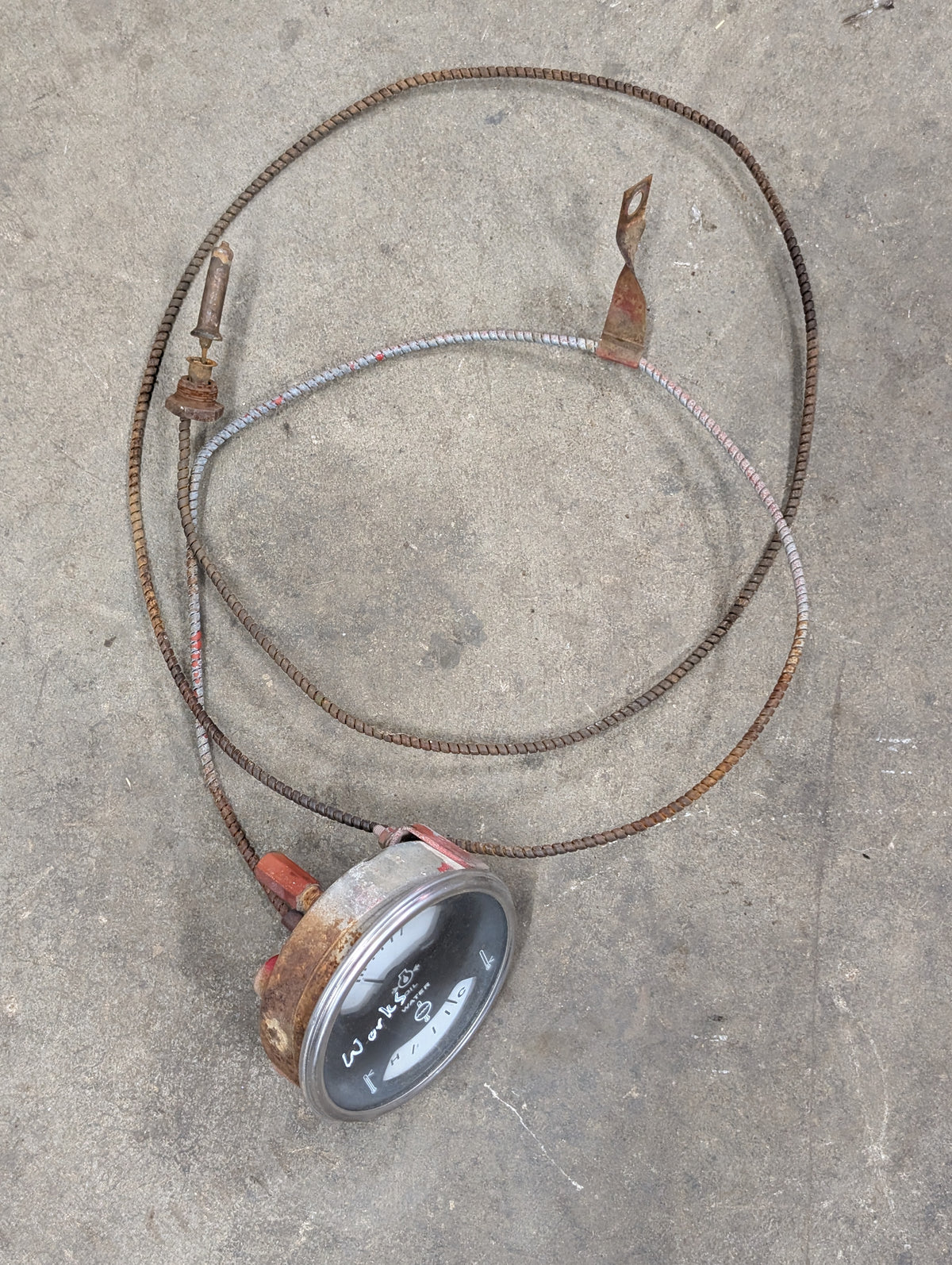 Oil & Temperature Gauge IH International 534057R2 USED