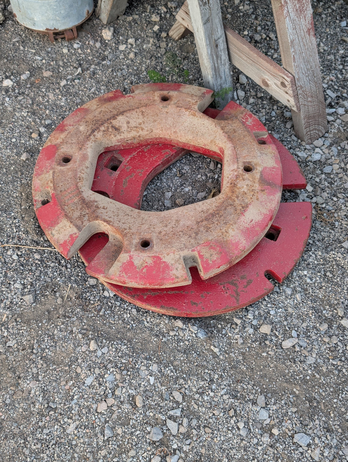 Solid Rear Wheel Weight IH International 6818D USED