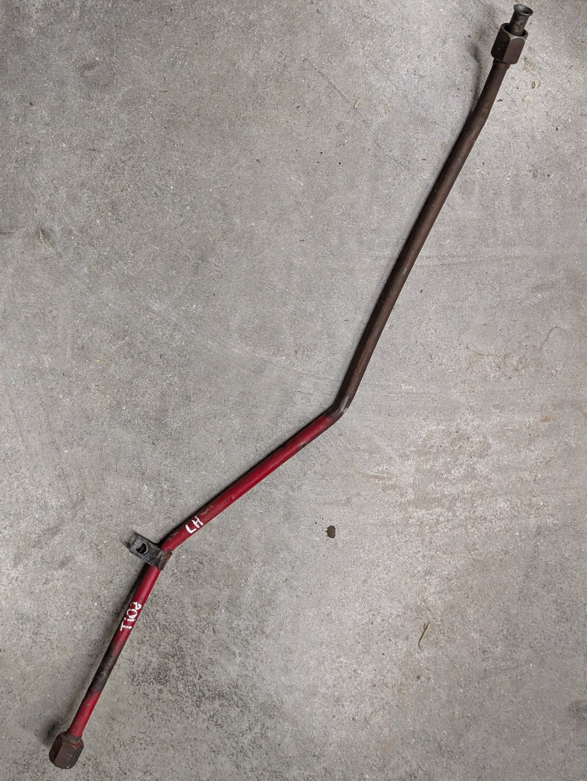 Inner Left Power Steering Line IH International 65372C1 USED