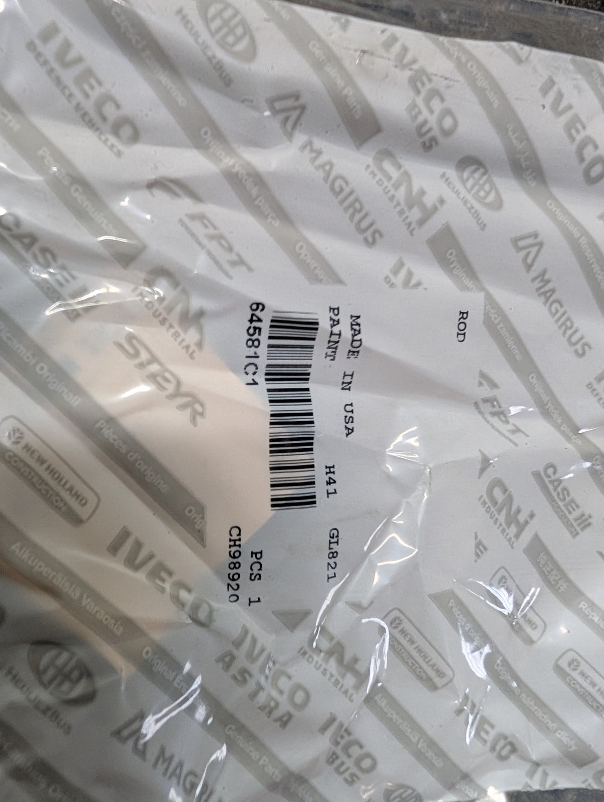 Park Lock Rod IH International 34581C1 NEW