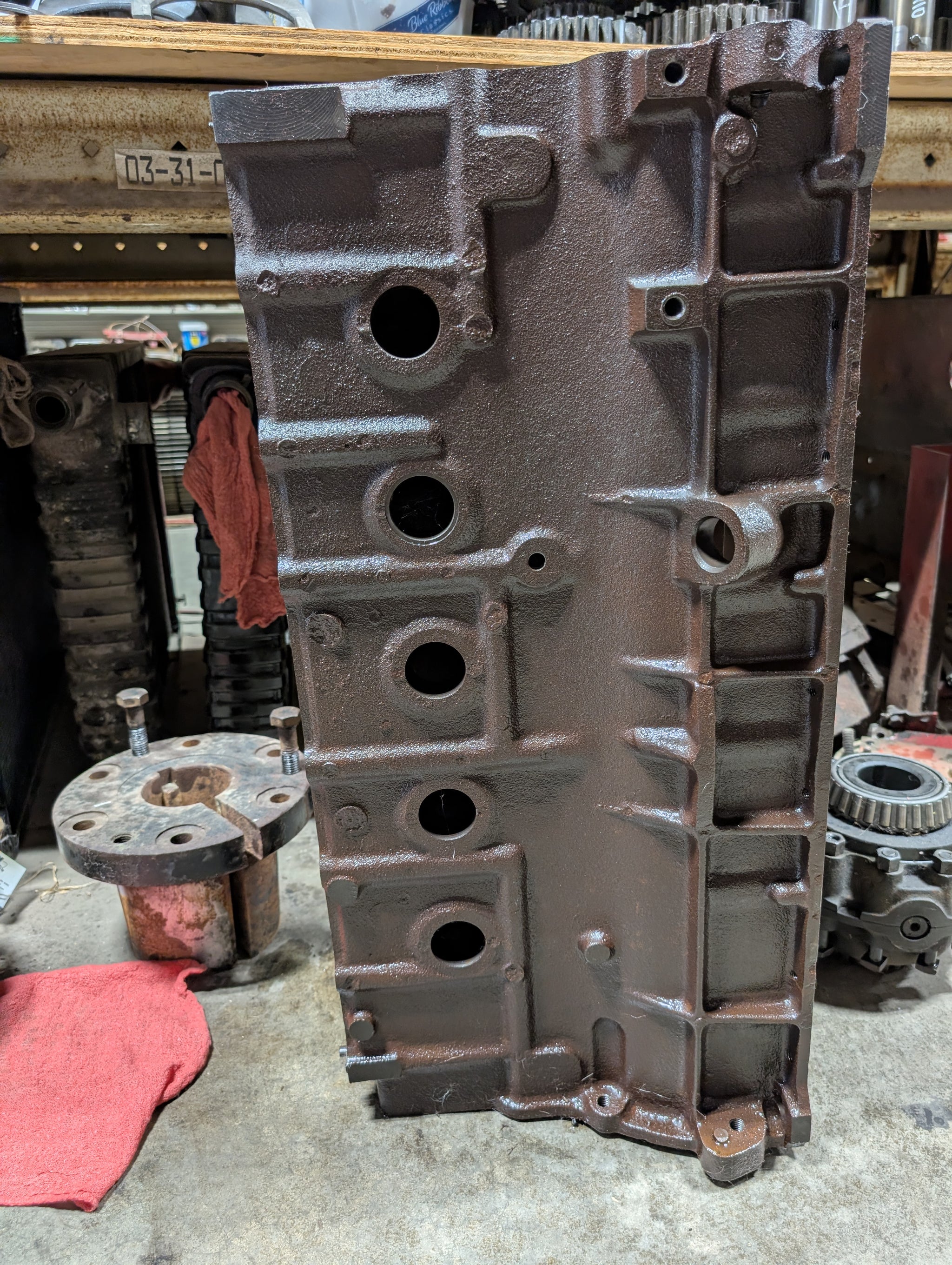 282 Engine D-282 Engine Block IH International 601774C3 USED - Hines Red Tractor Parts