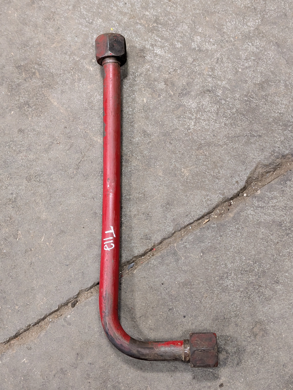 Auxiliary Valve Return Tube IH International 104629C1 USED