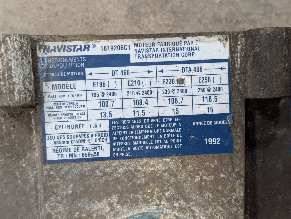 Intake Manifold International Navistar 1815307C1 USED