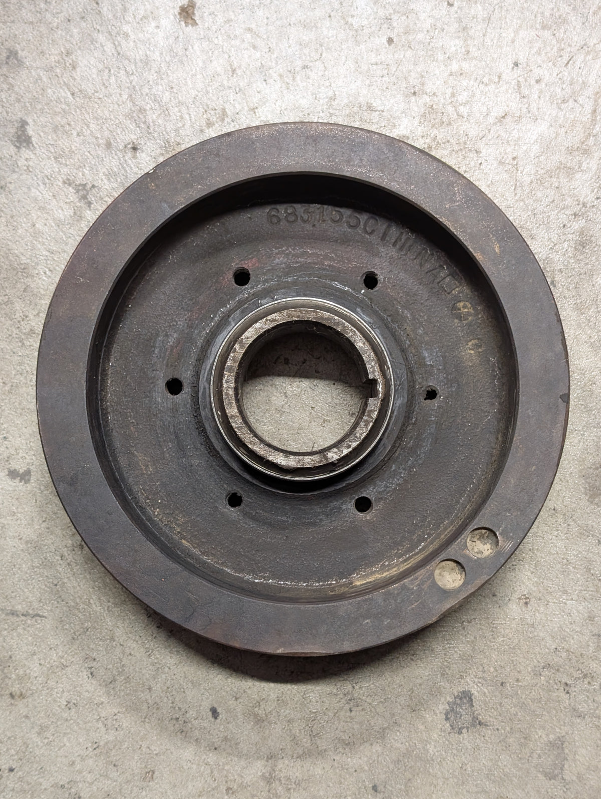 Crankshaft Pulley IH International 683180C91 683155C1 USED