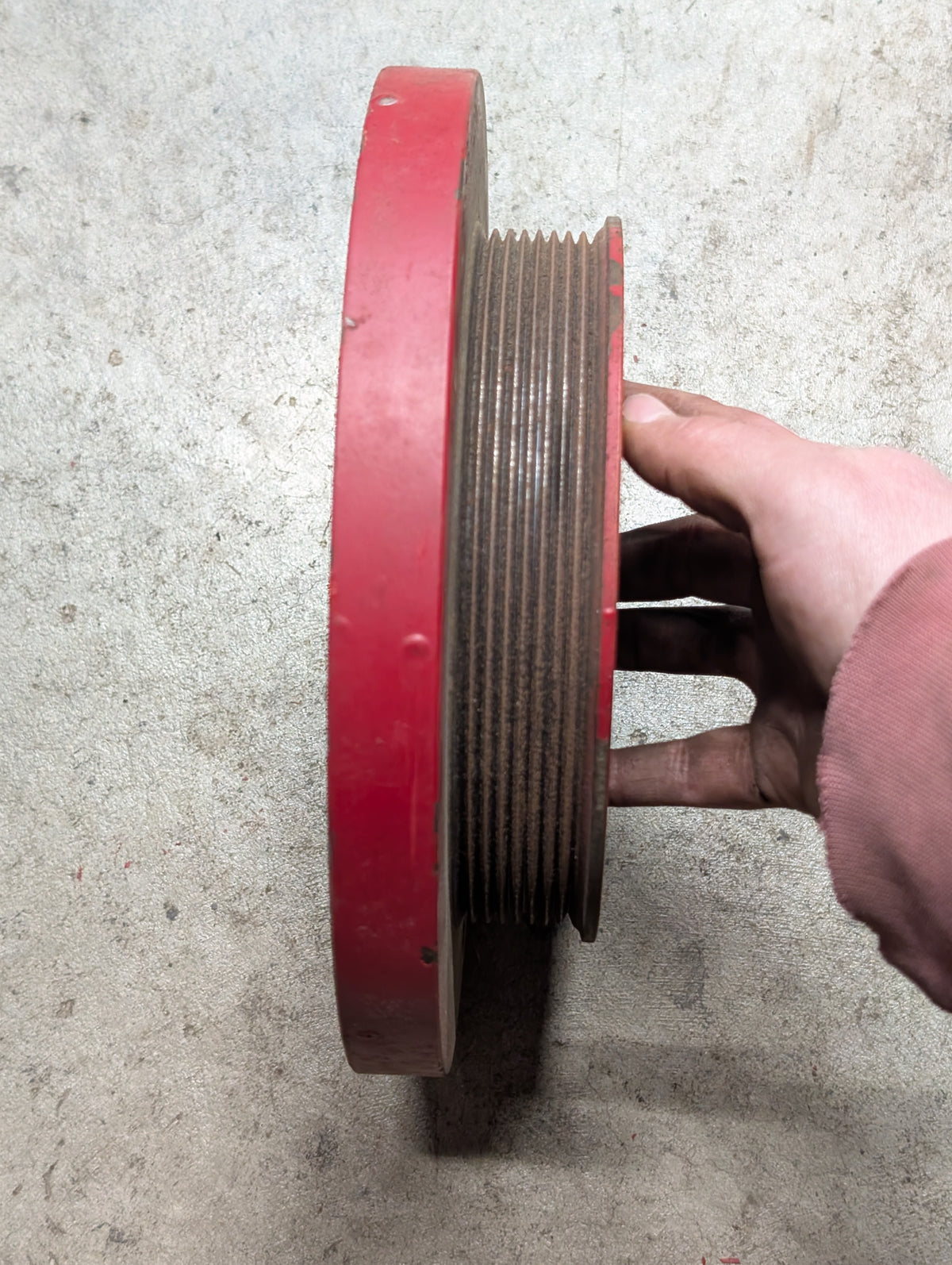 Crankshaft Damper Pulley IH International J925568 3925568 USED