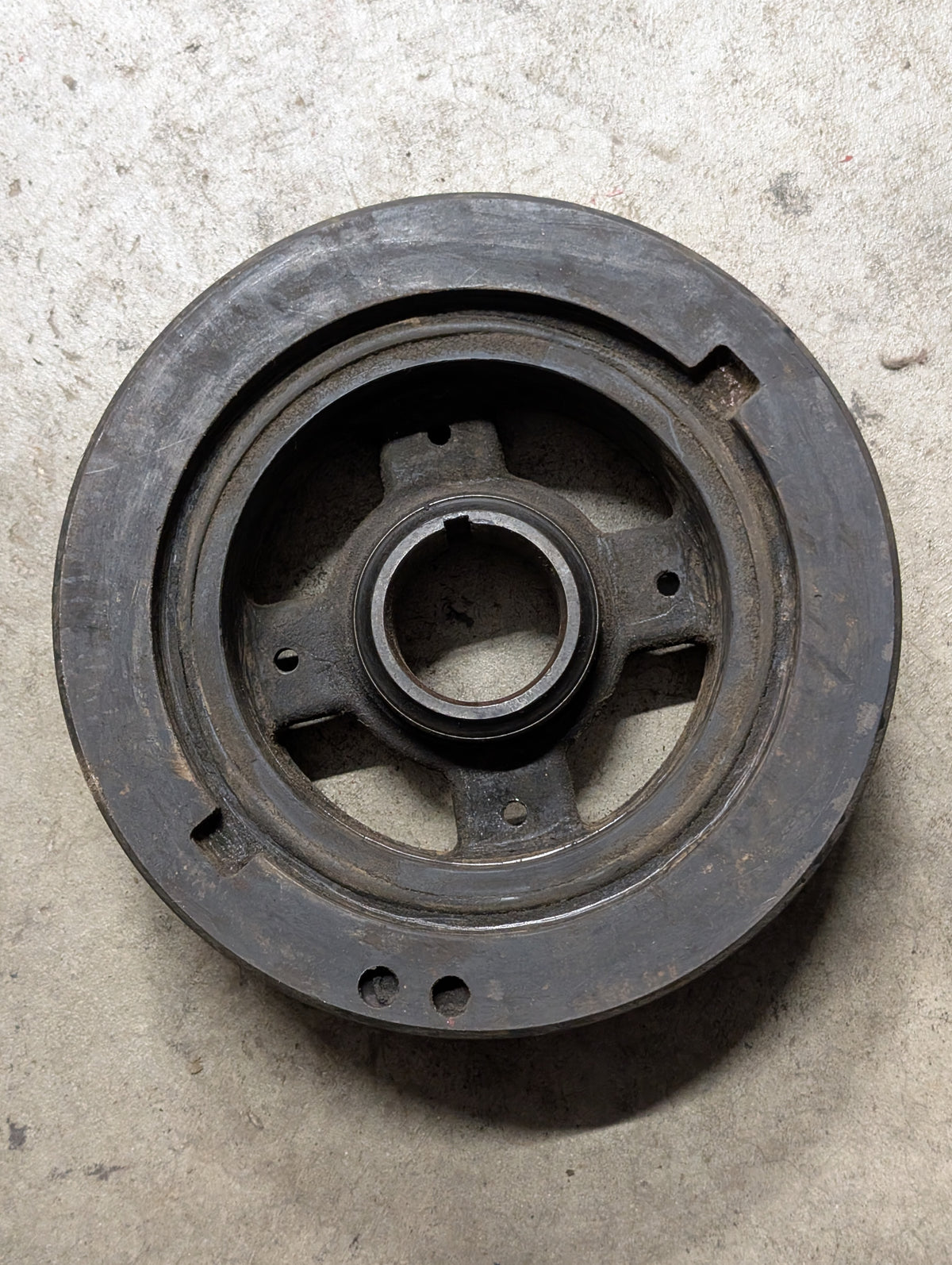 Crankshaft Damper Pulley IH International 683459C94 USED