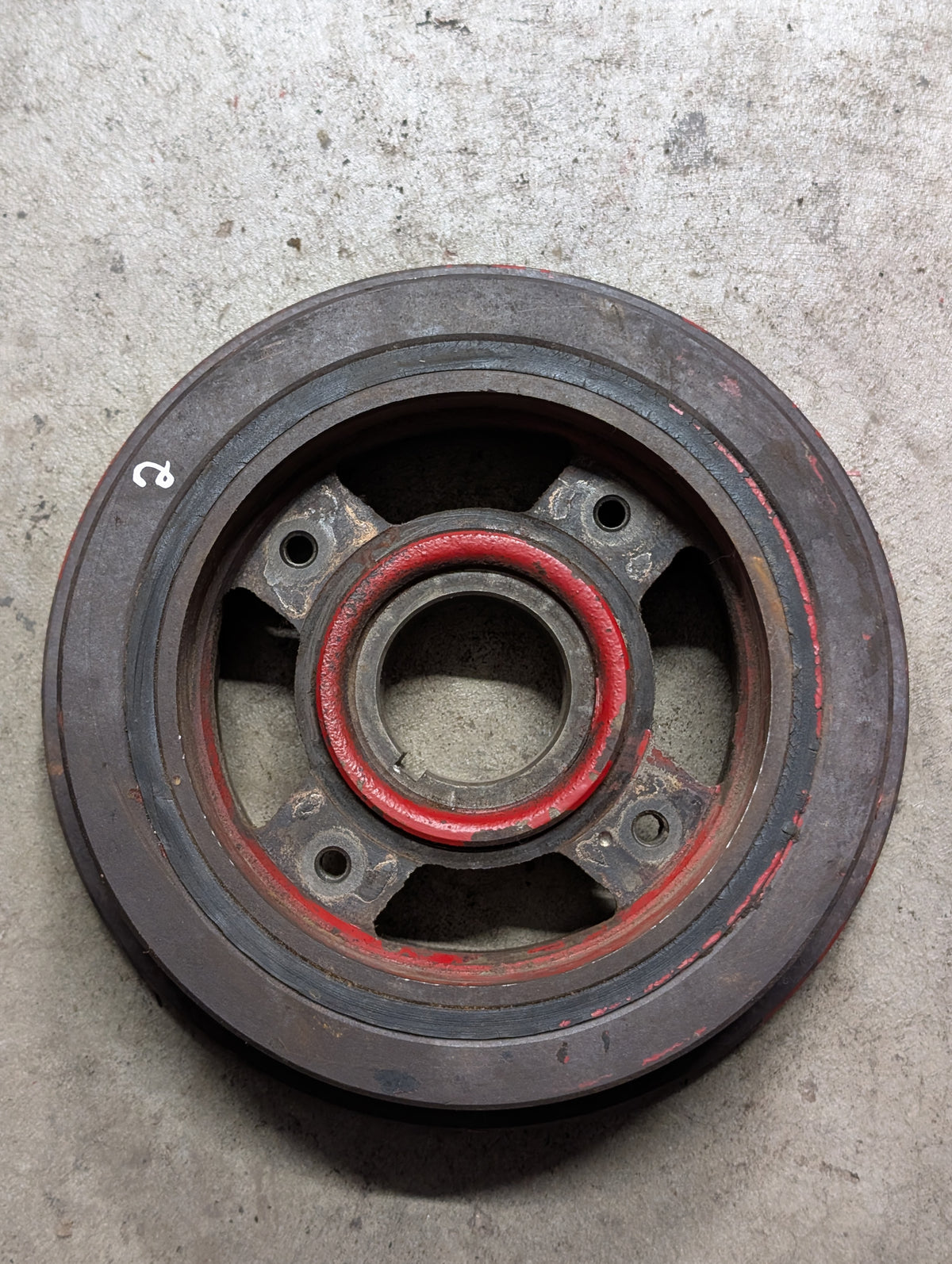 Crankshaft Damper Pulley IH International 683459C94 USED