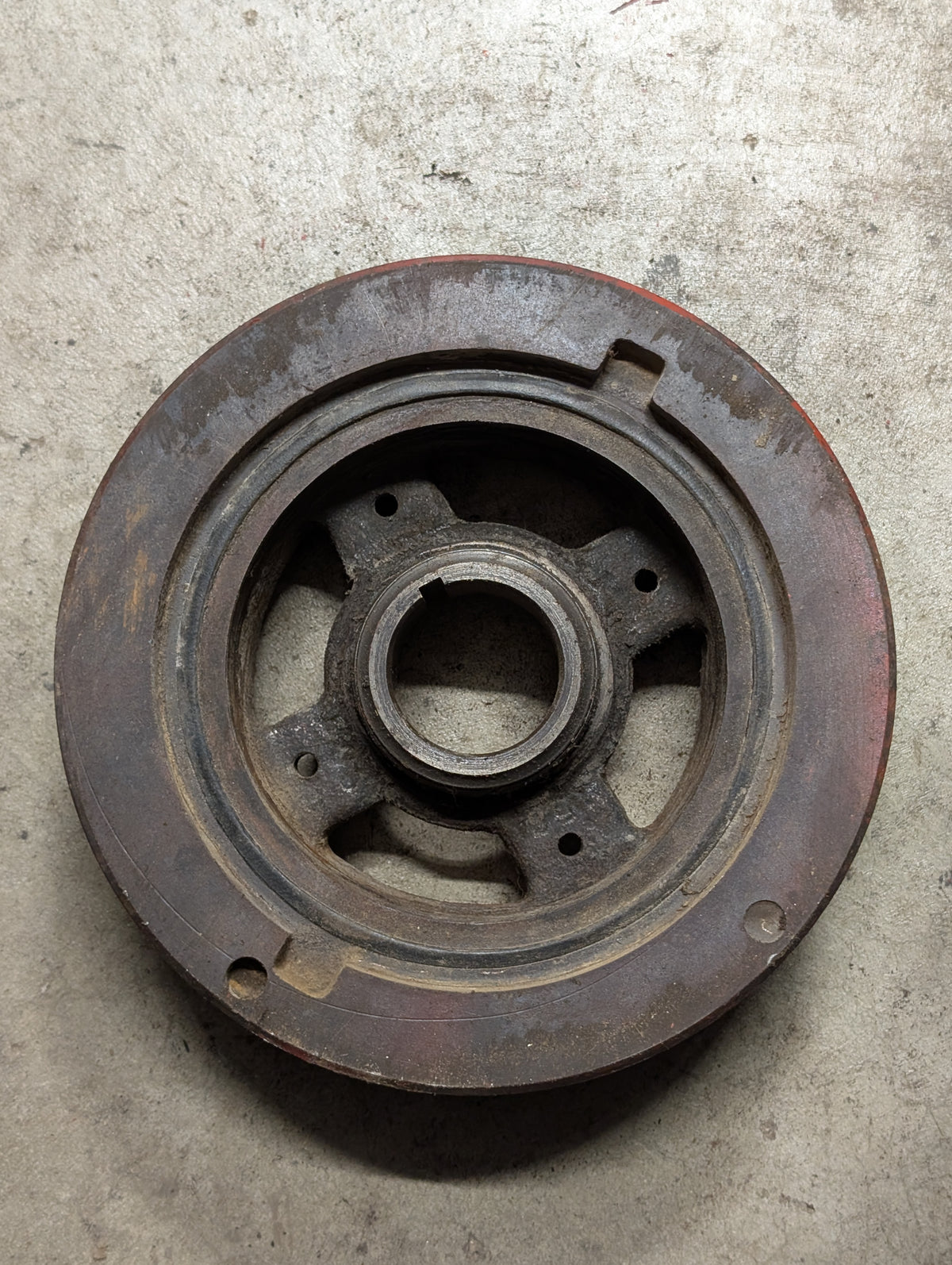 Crankshaft Damper Pulley IH International 683459C94 USED
