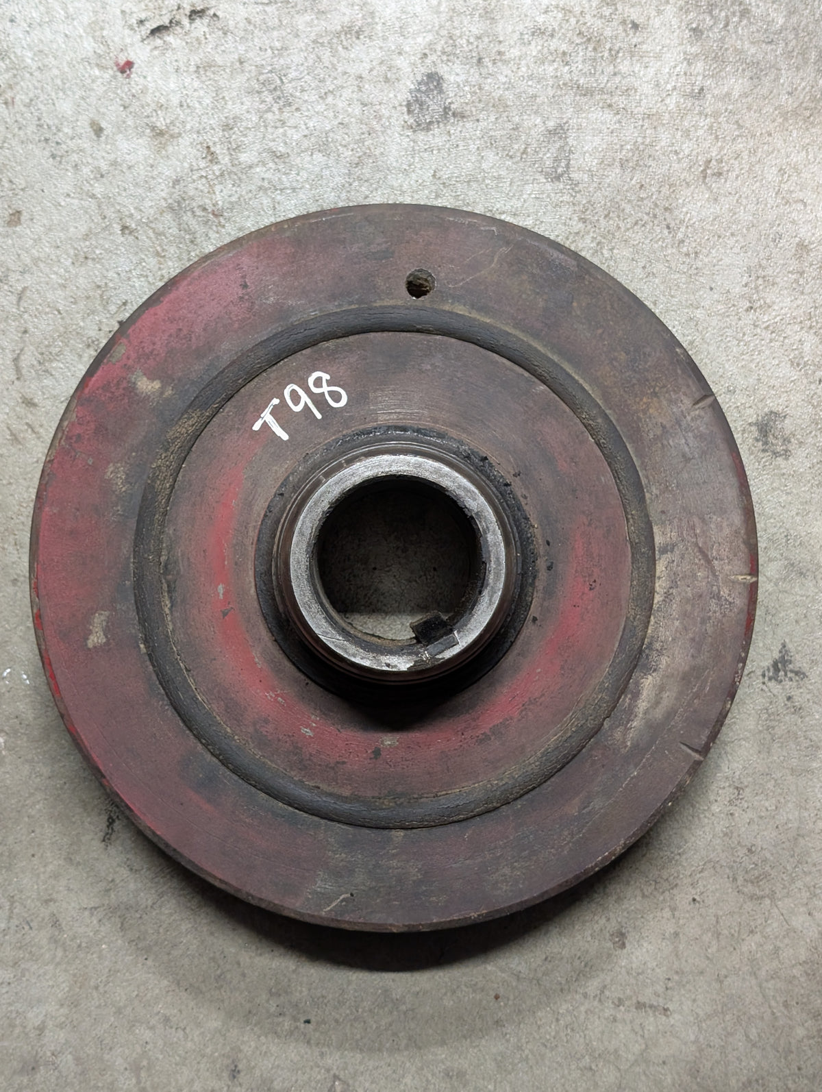 Crankshaft Damper Pulley IH International 701036C93 USED