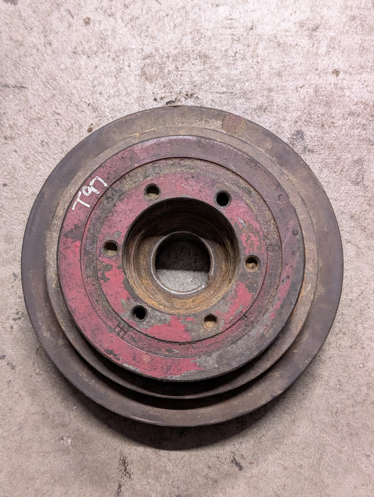 Crankshaft Damper Pulley IH International 347826R91 USED