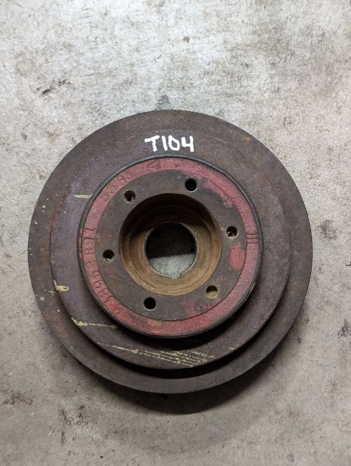 Crankshaft Damper Pulley IH International 338952R91 USED