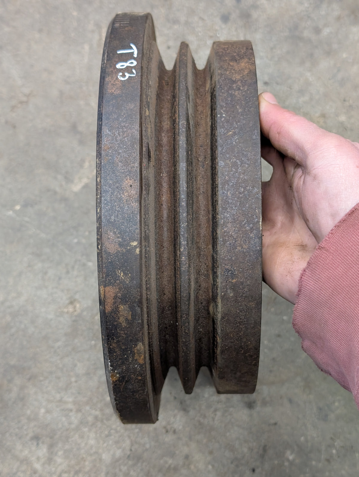 Crankshaft Damper Pulley IH International 683459C94 USED