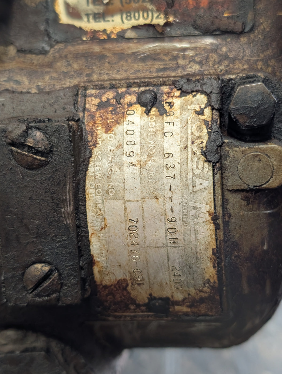 Roosa Master Injection Pump IH International 702476C92 USED