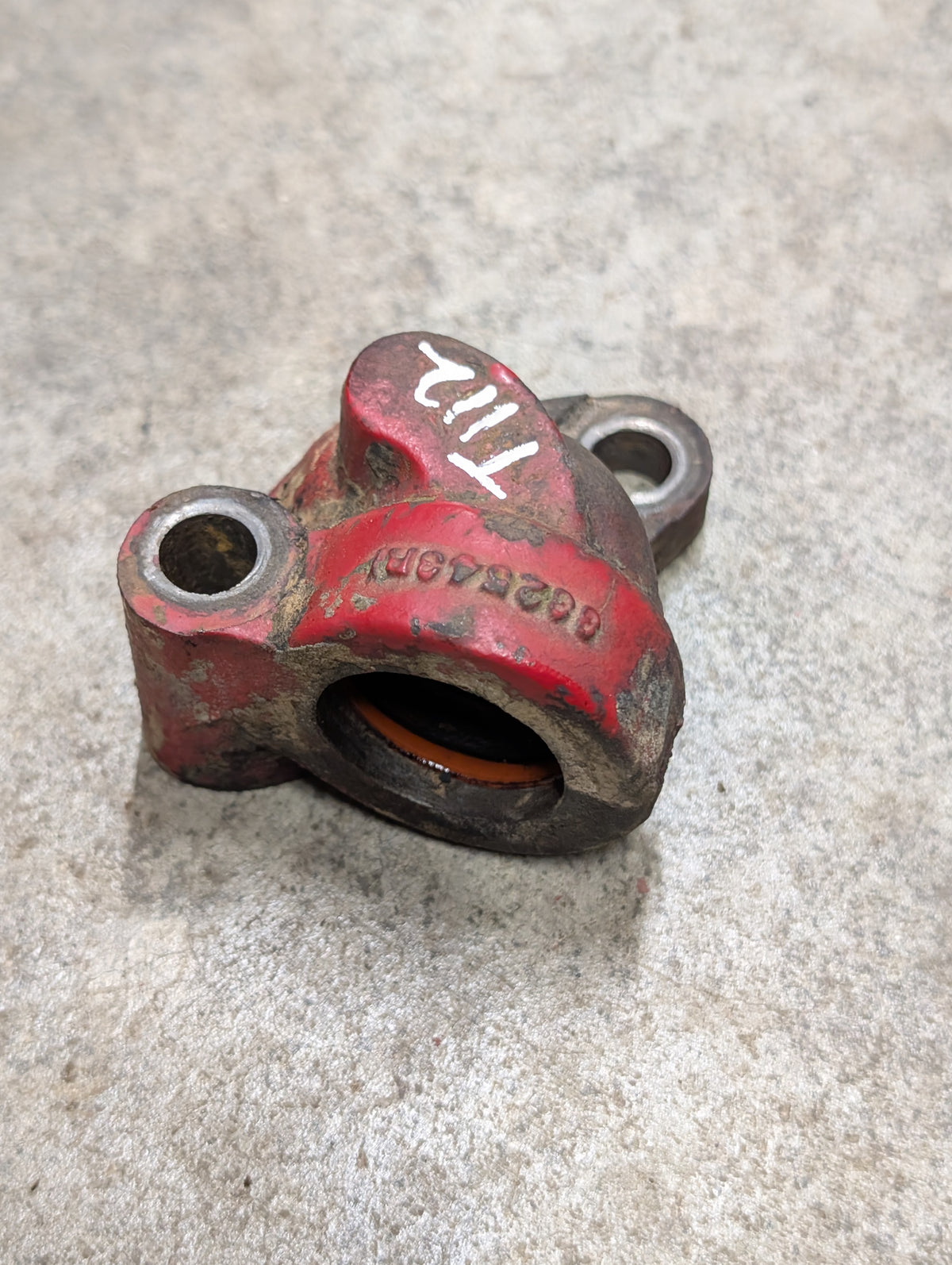 Engine Oil Outlet Elbow IH International 332543R1 USED