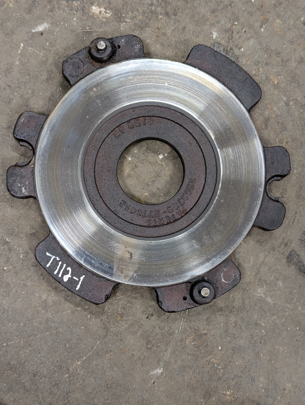 Primary Brake Plate IH International 392776R21 USED
