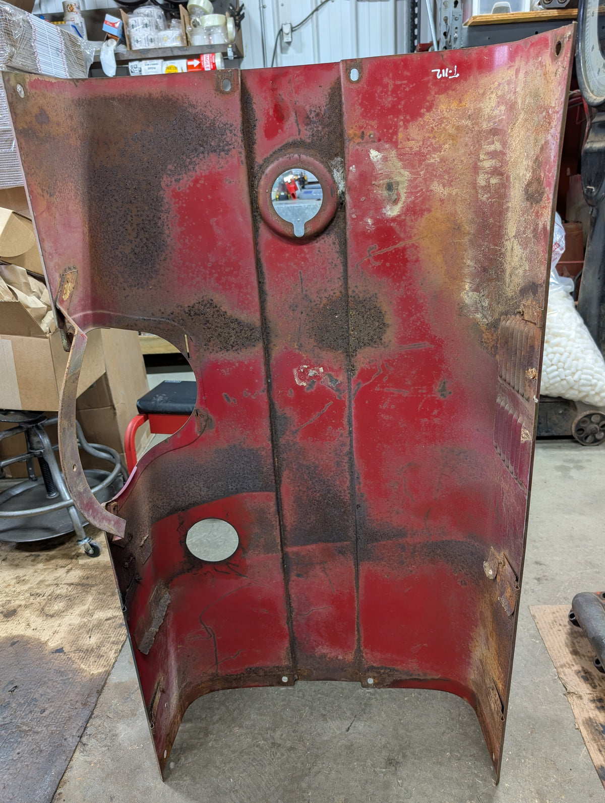 Front Hood IH International 397877R91 USED