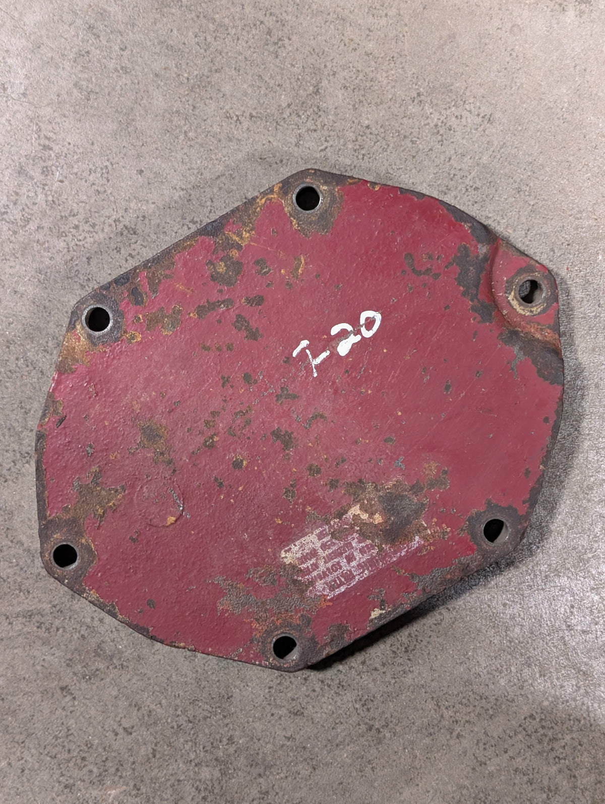 Oil Strainer Cover IH International 377873R1 USED