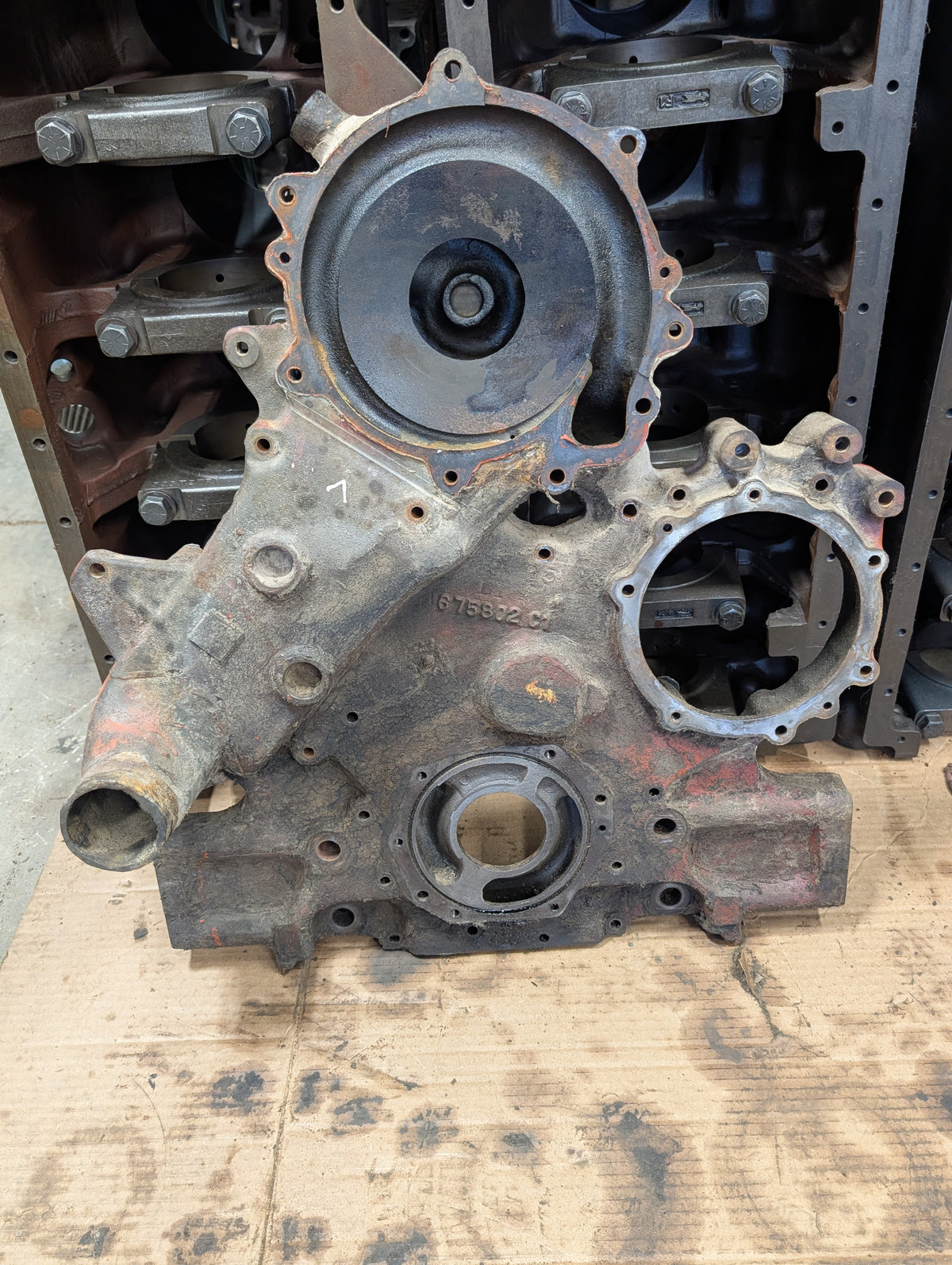 Crankcase Front Cover IH International 675802C1 USED