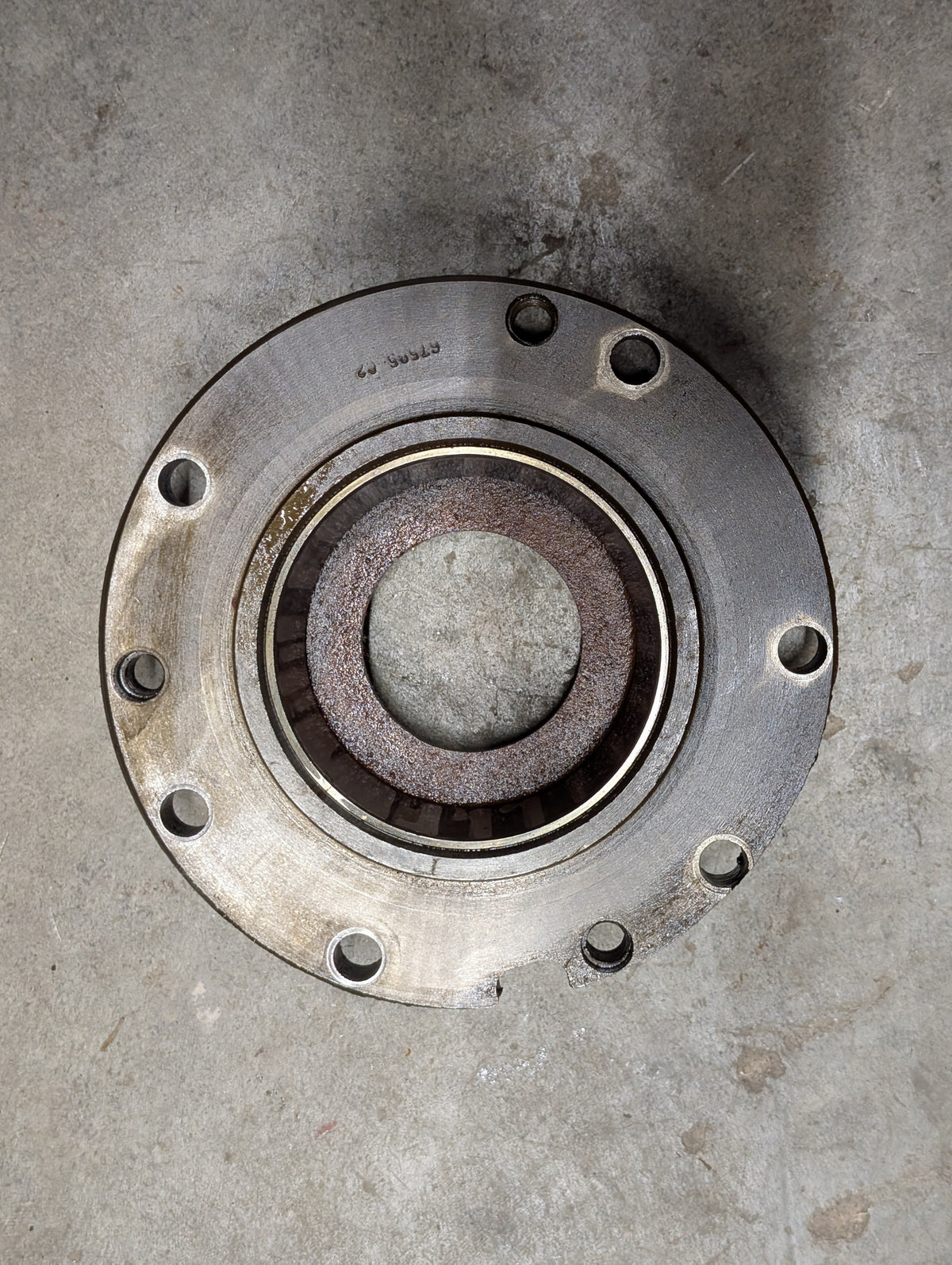 Left Differential Bearing Retainer IH International 67595C2 USED