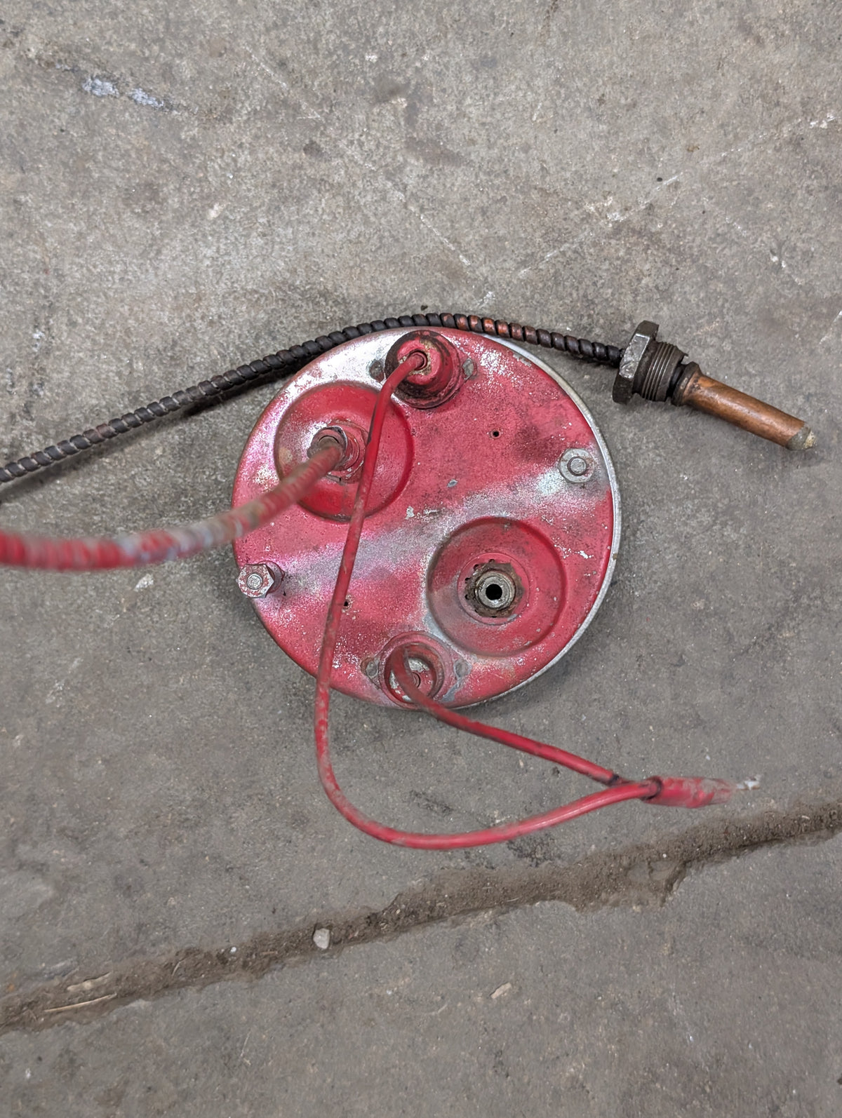 Oil & Water Temp Gauge IH International 397937R92 USED