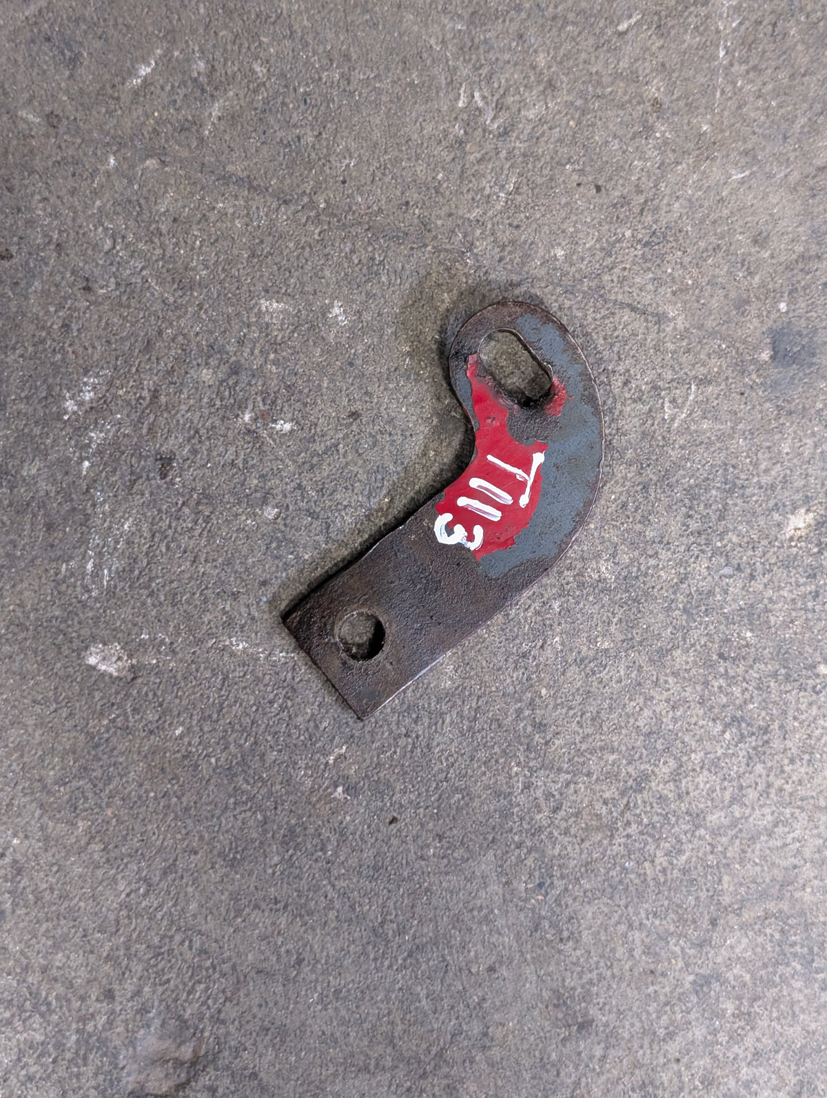 Brake Lock Rod Guide IH International 388283R2 USED