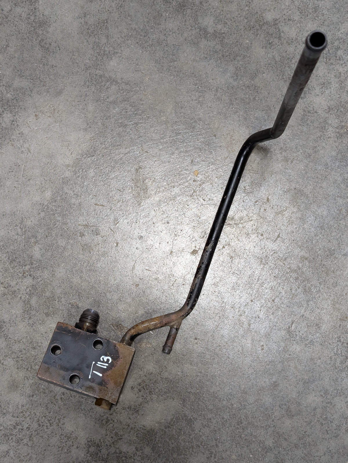 Oil Cooler Return Manifold IH International 539551R1 USED