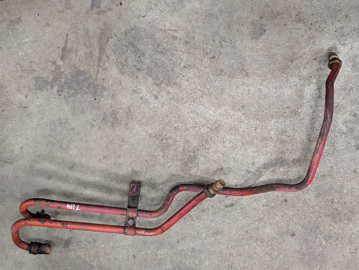 Engine Oil Cooler Lines IH International 3136387R1 3136386R1 USED
