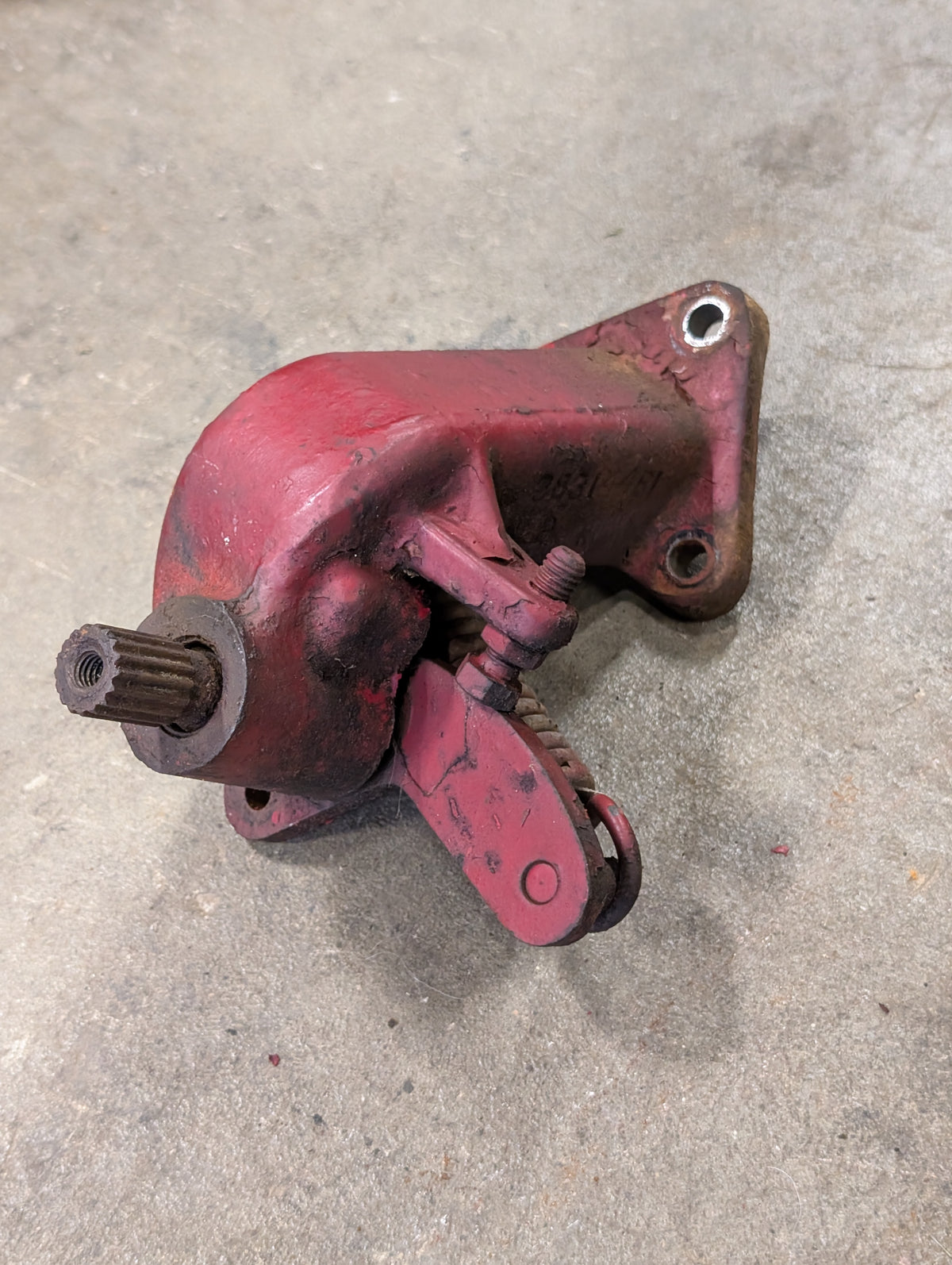 Torque Handle Support Assembly IH International 383144R11 USED