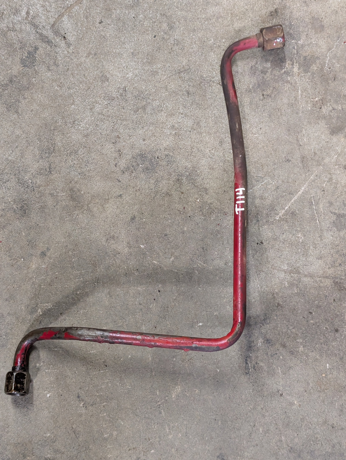Lower Left Power Steering Line IH International 530379R2 USED