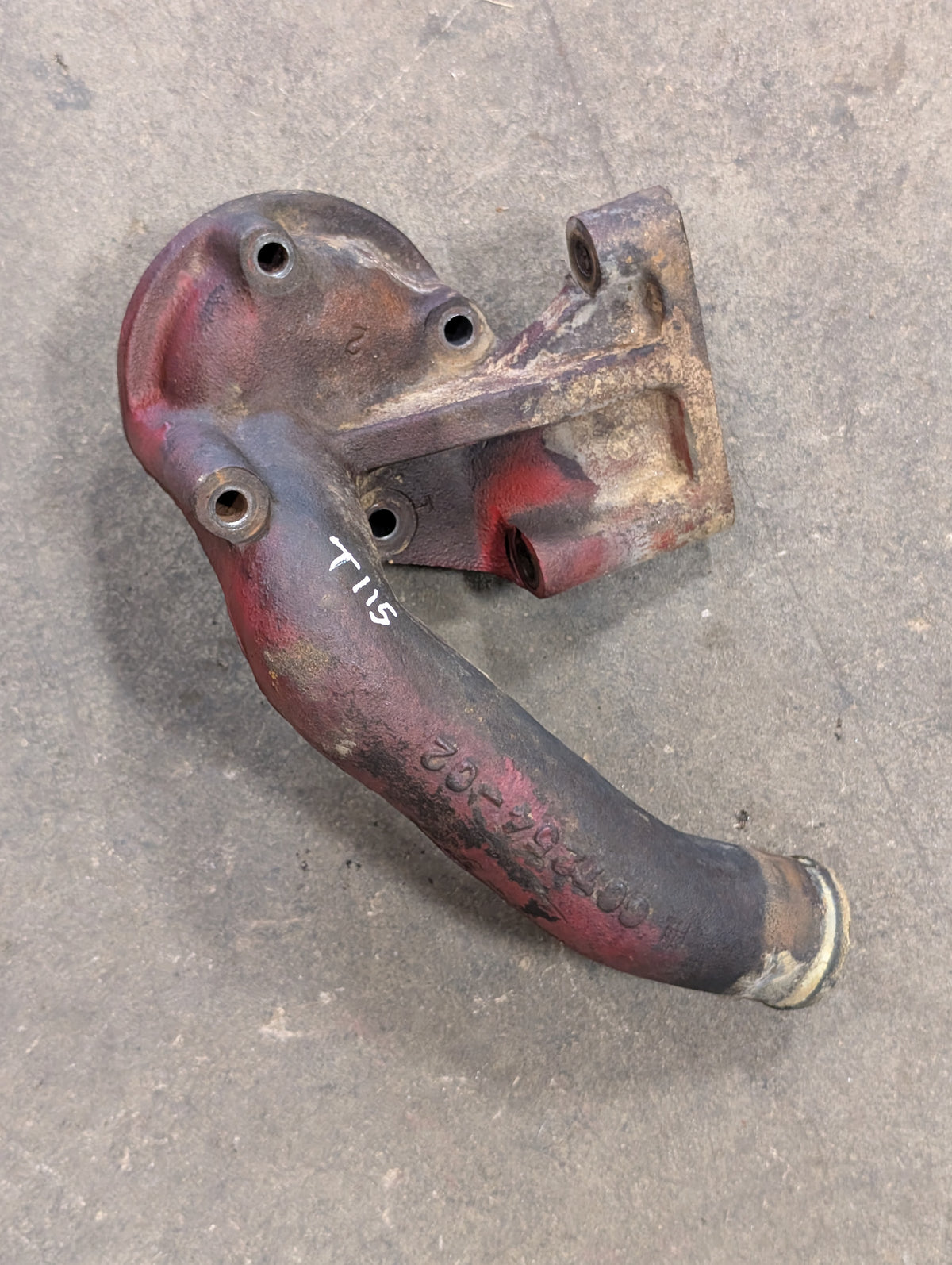 Oil Cooler Header IH International 607254C2 USED