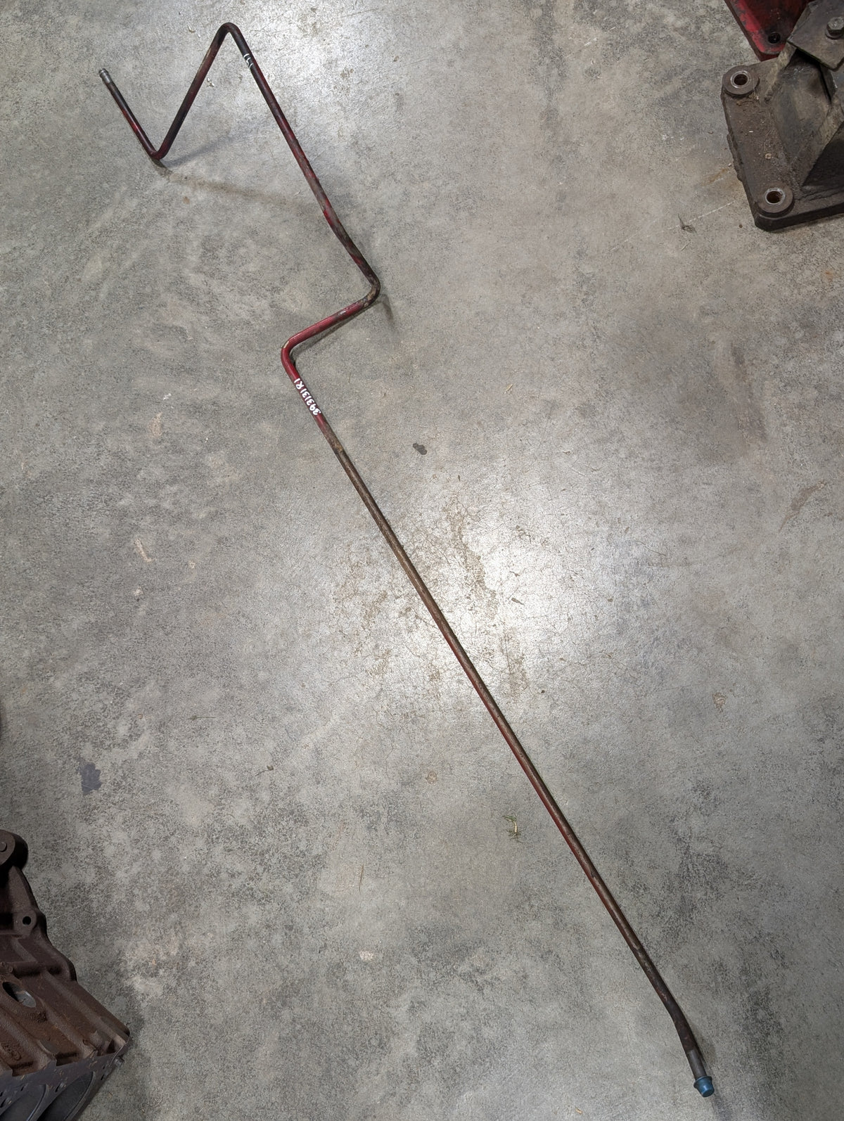 Flow Divider to Oil Cooler Line IH International 393131R1 USED