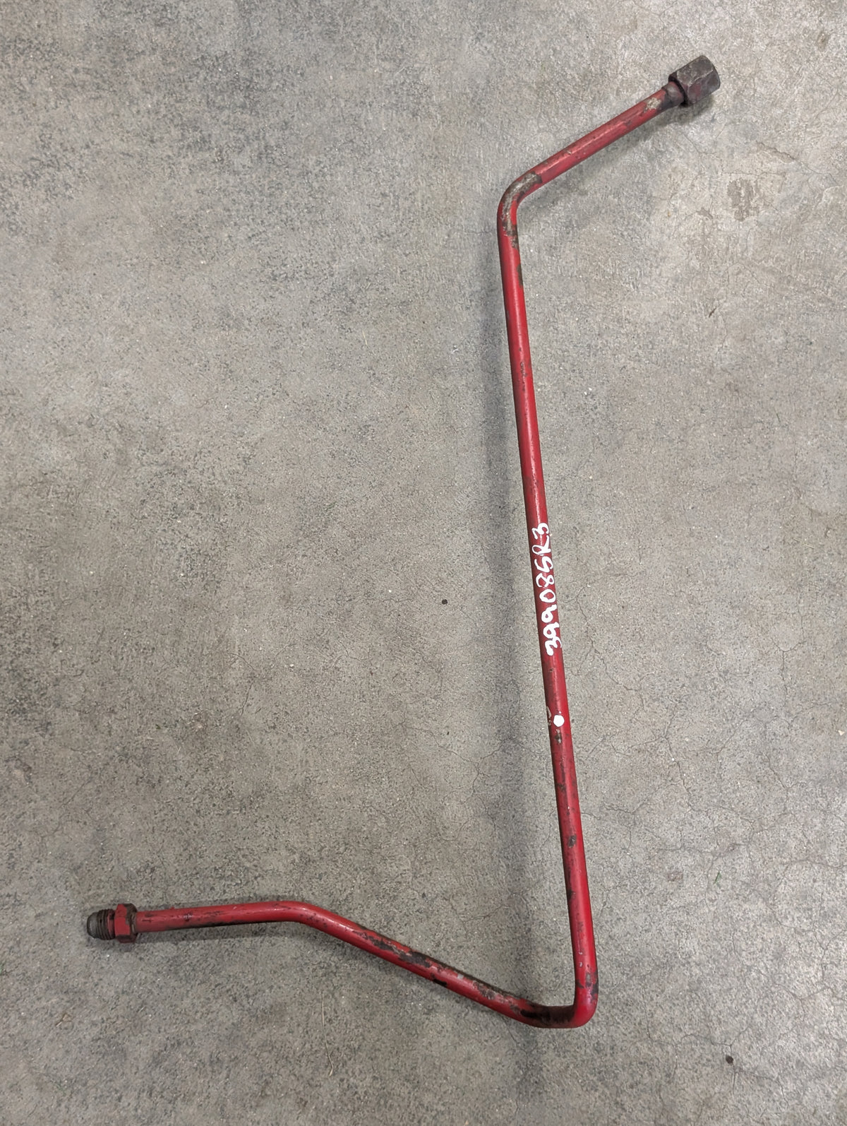 Hydraulic Seat Pressure Tube IH International 399085R3 USED