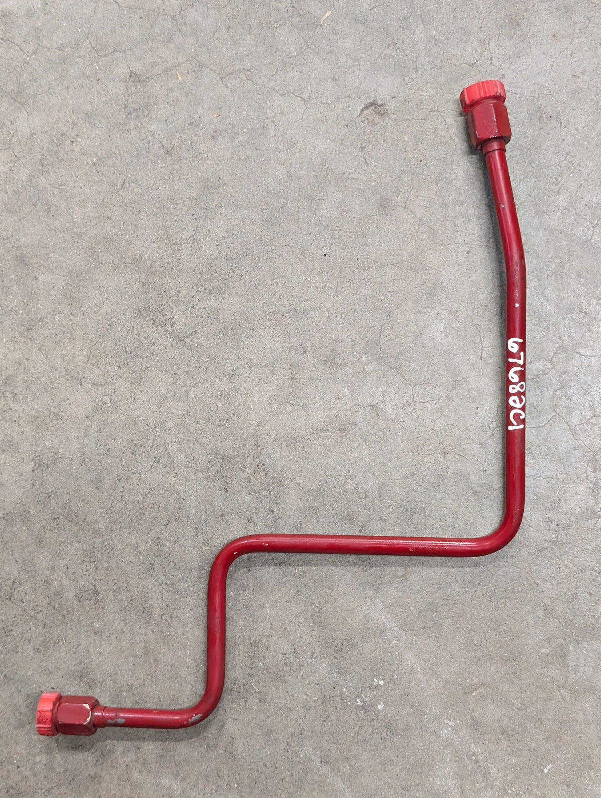 Clutch Booster Pressure Line IH International 67682C1 USED